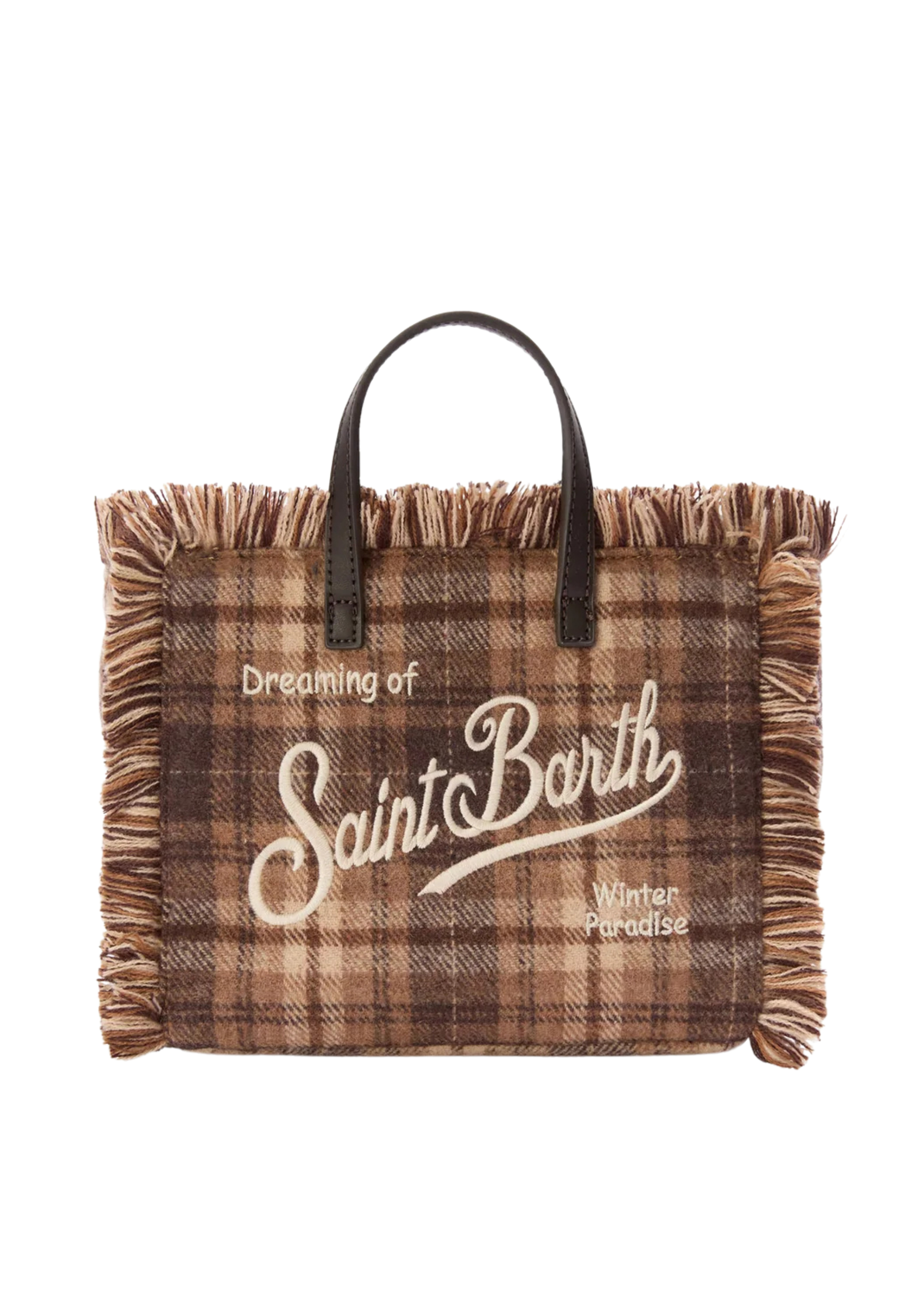 Bolsa mediana Saint Barth Tartan