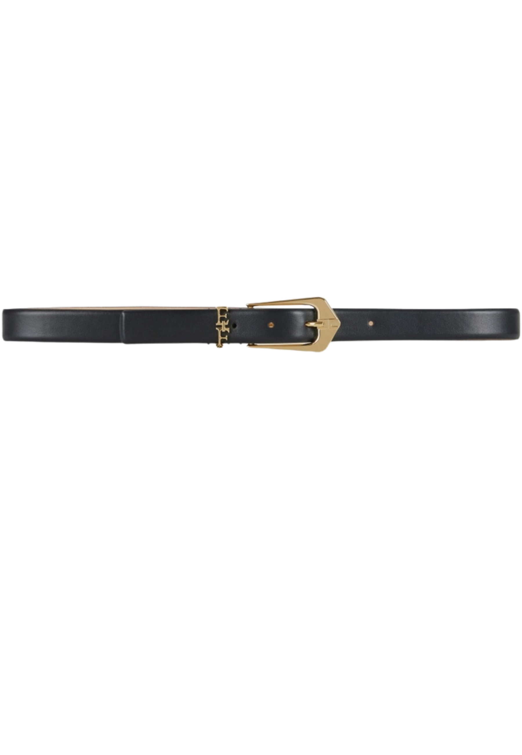 lederen riem Elisabetta Franchi met goud detail