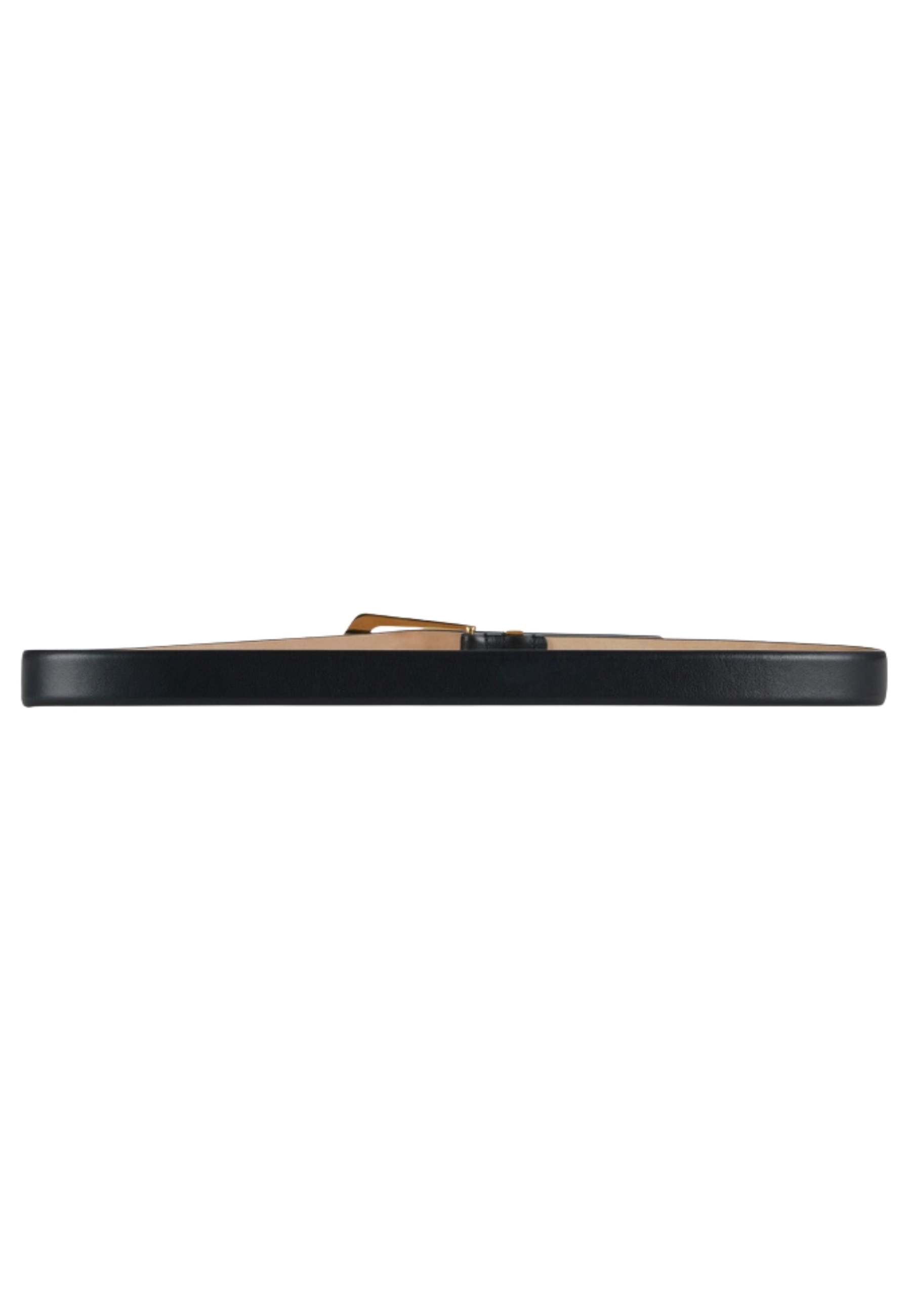 lederen riem Elisabetta Franchi met goud detail