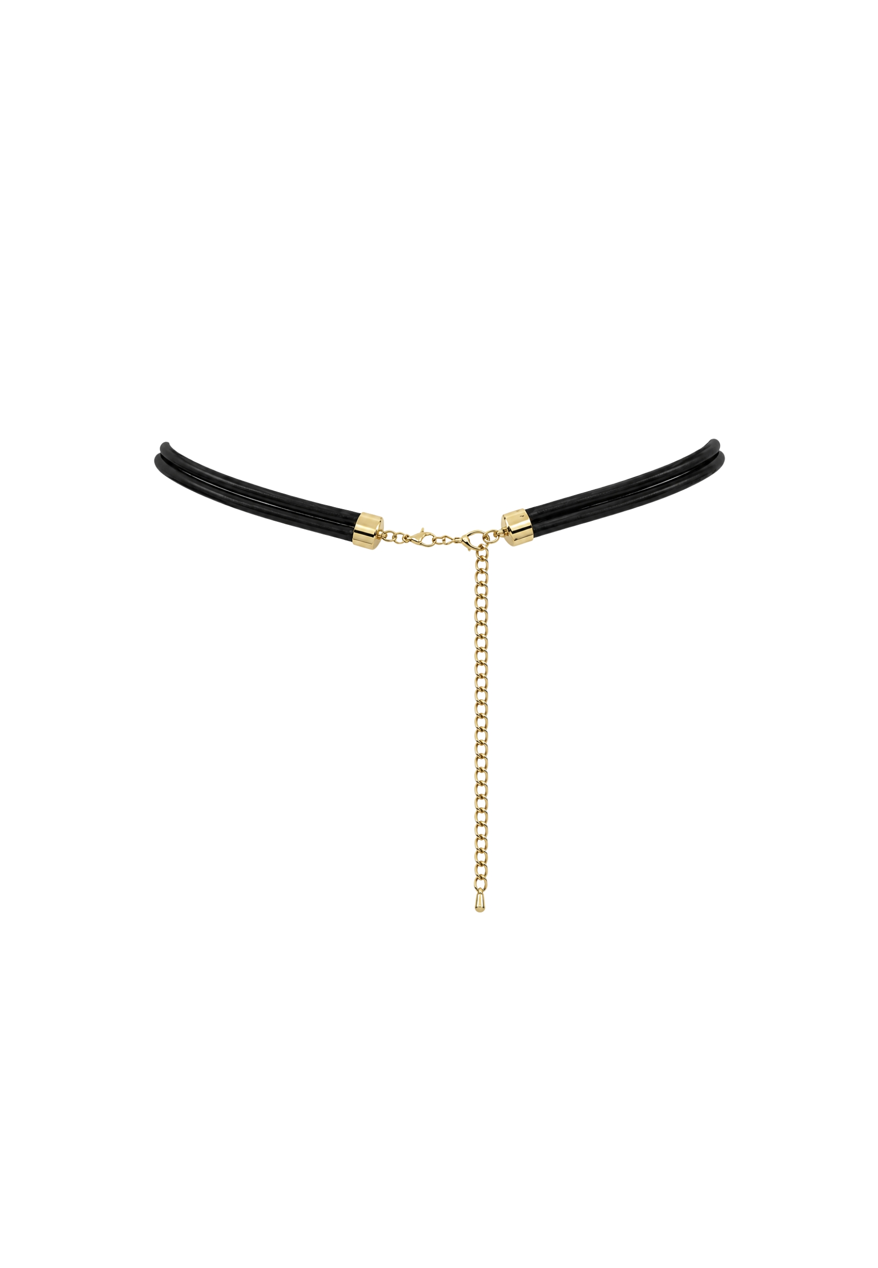 cinturón Elisabetta Franchi con logo dorado