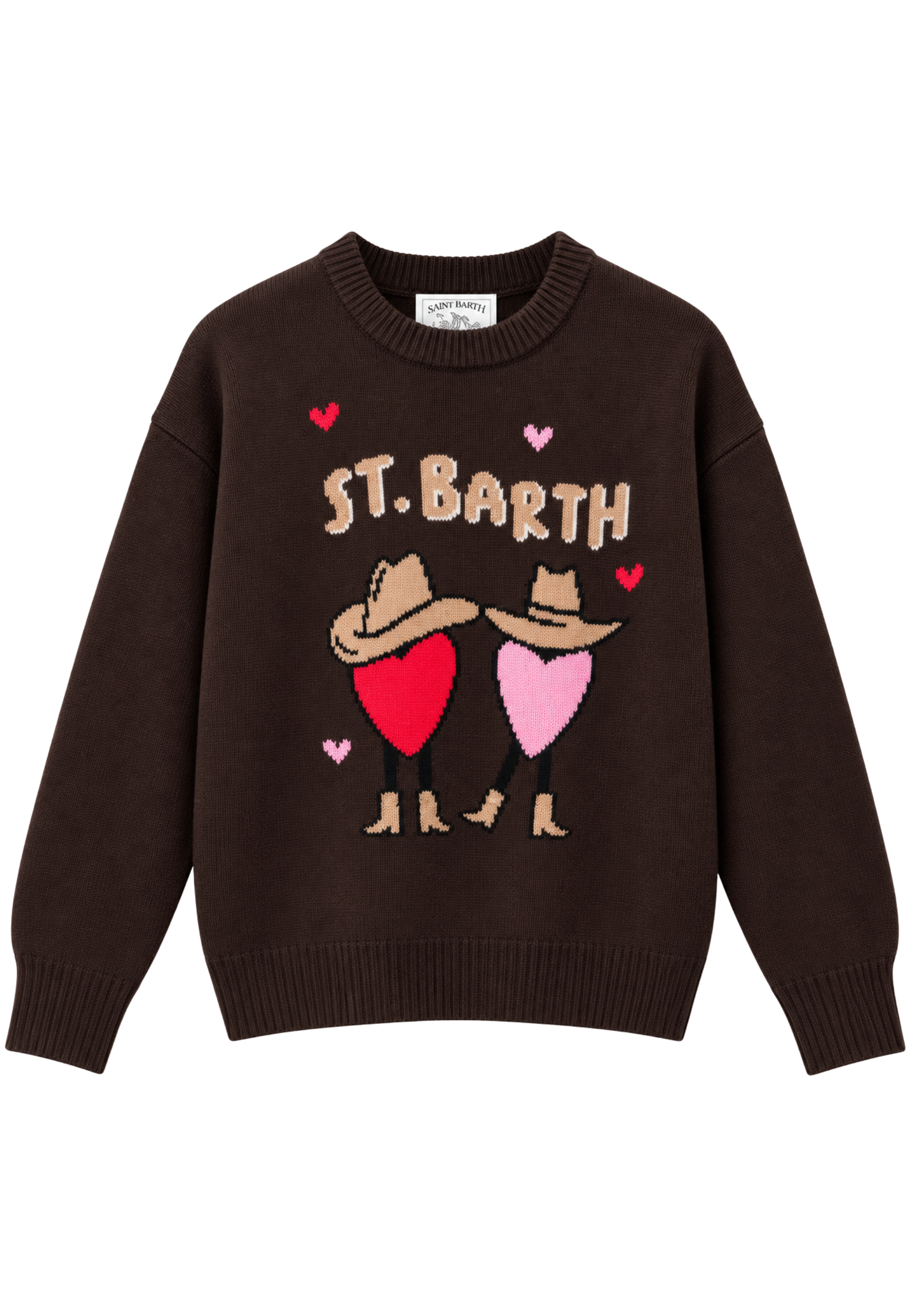 Knit knit mesh Saint Barth with print