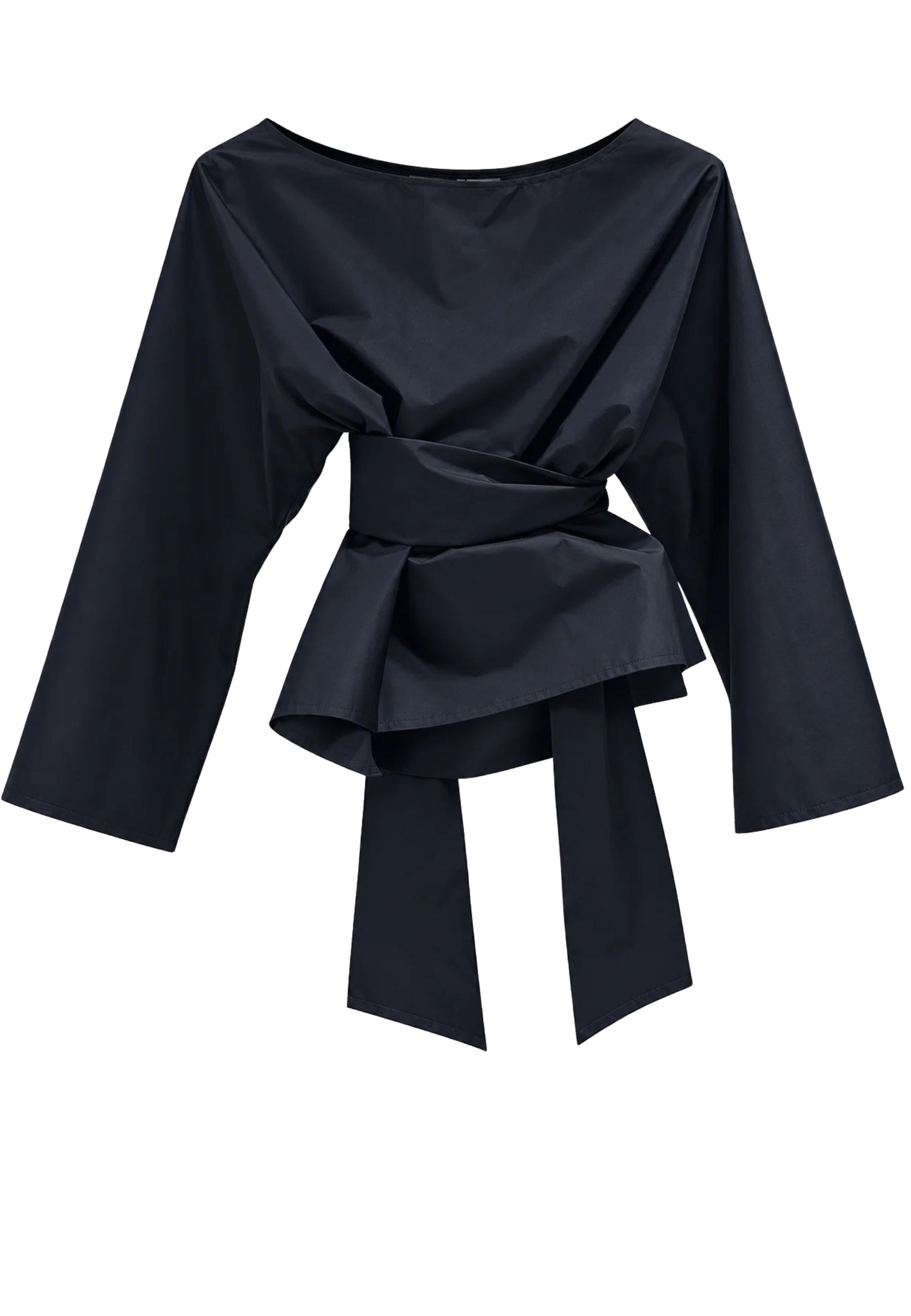 bleu Cogo avec ceinture en tissu