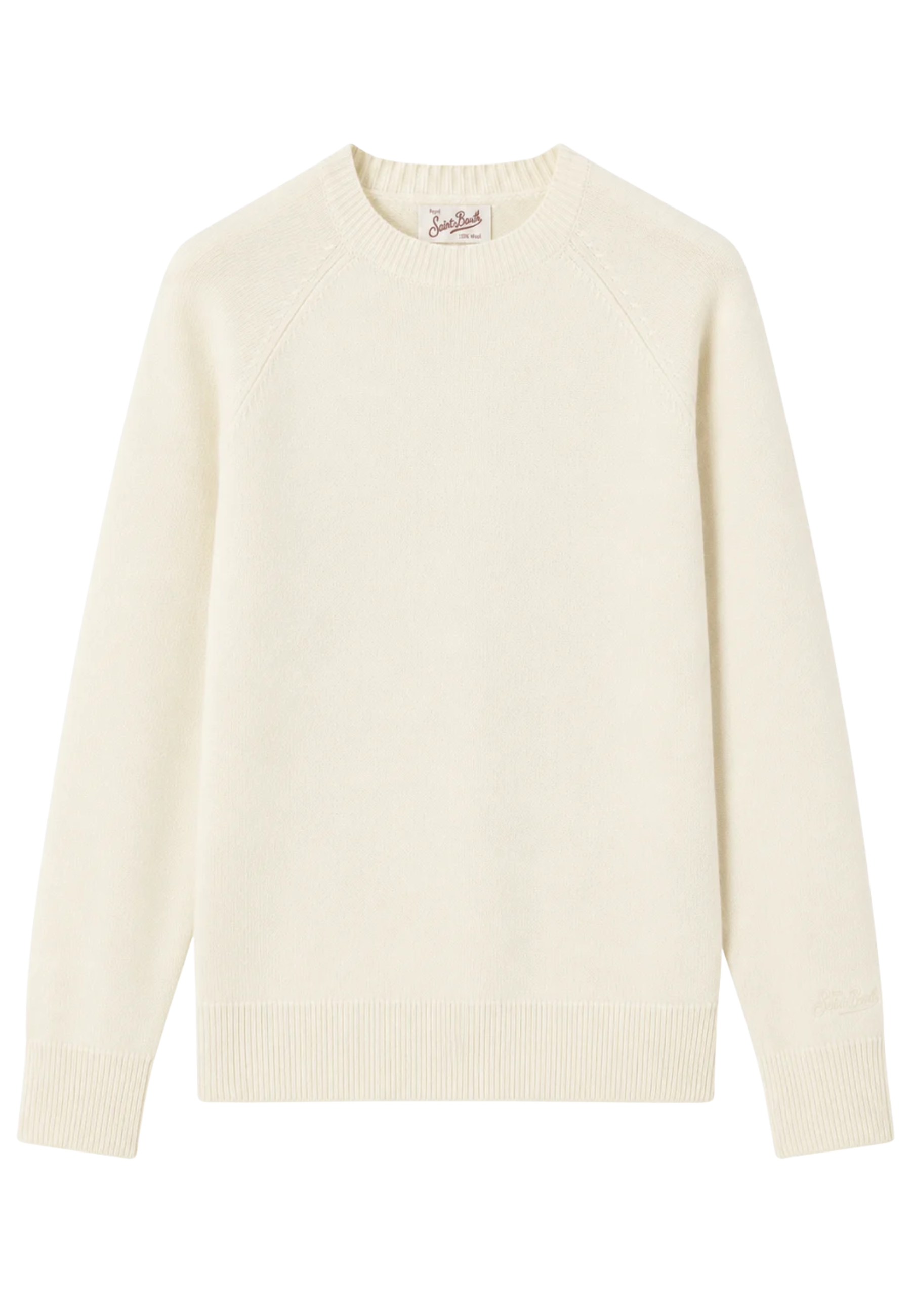 Knit knit mesh Saint Barth embroidered logo