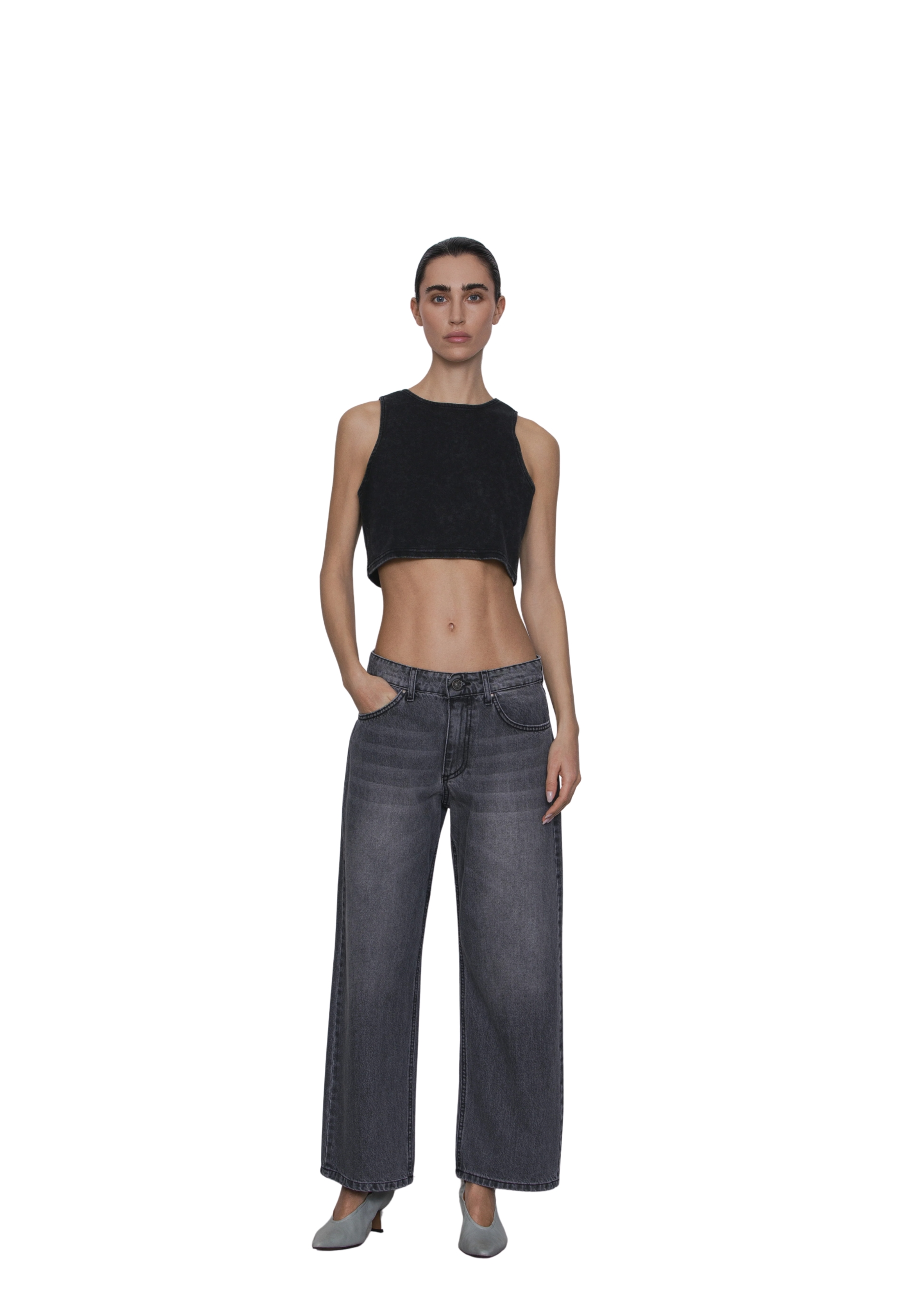jeans jeans God Save Denim gris