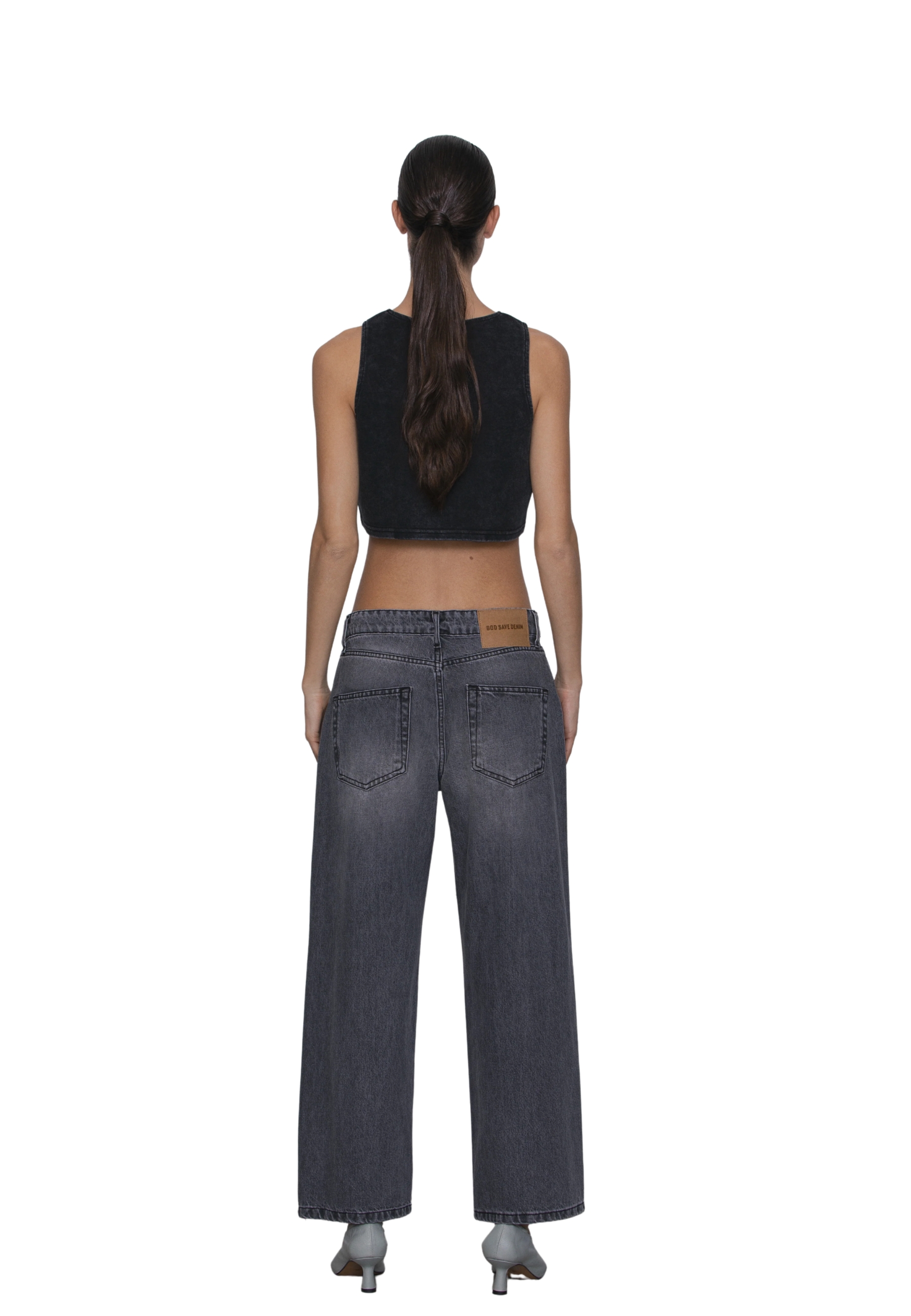 jeans jeans God Save Denim gris