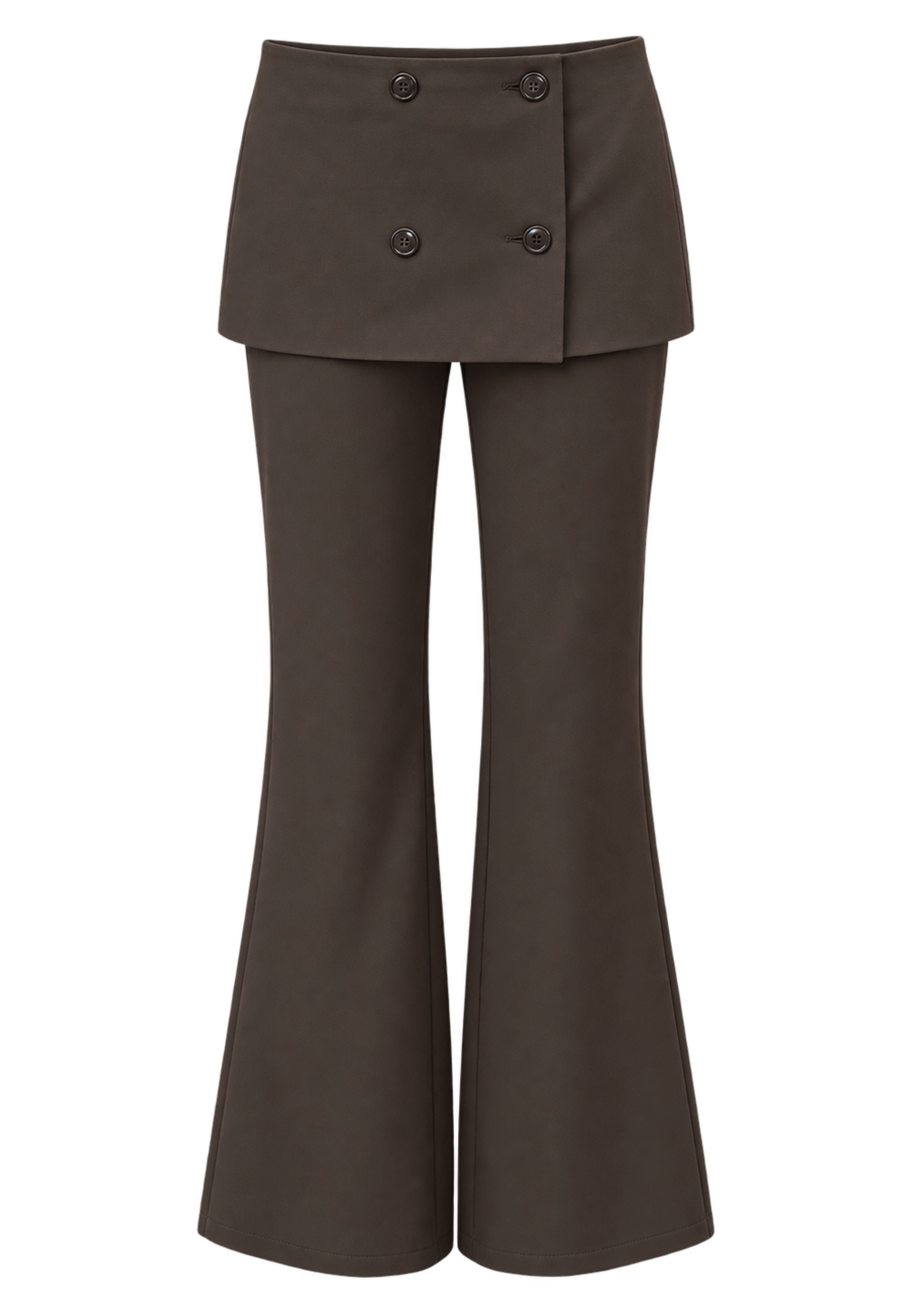 PANTALONE ELEH FANGO CON PANNELLO 