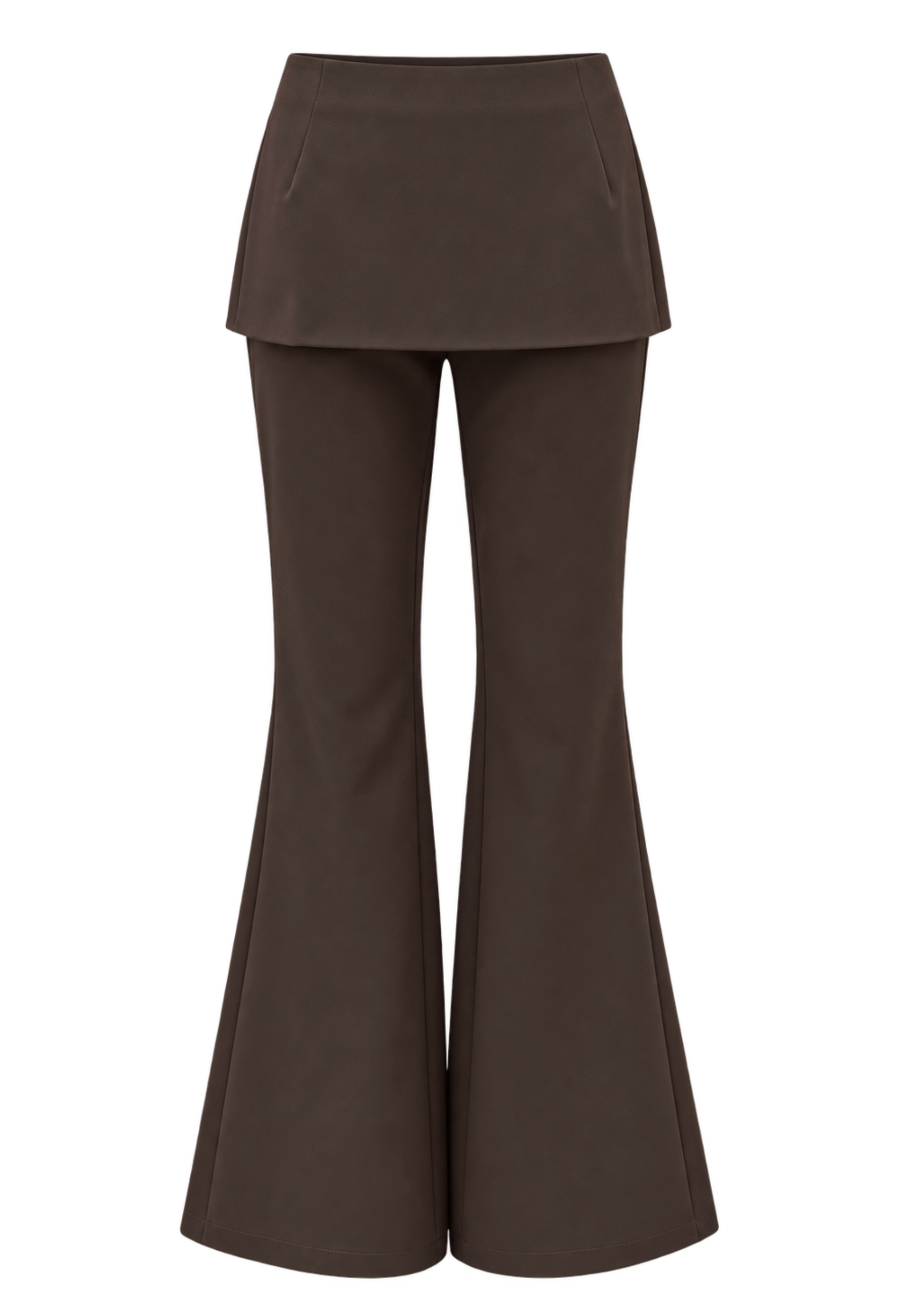 PANTALONE ELEH FANGO CON PANNELLO 