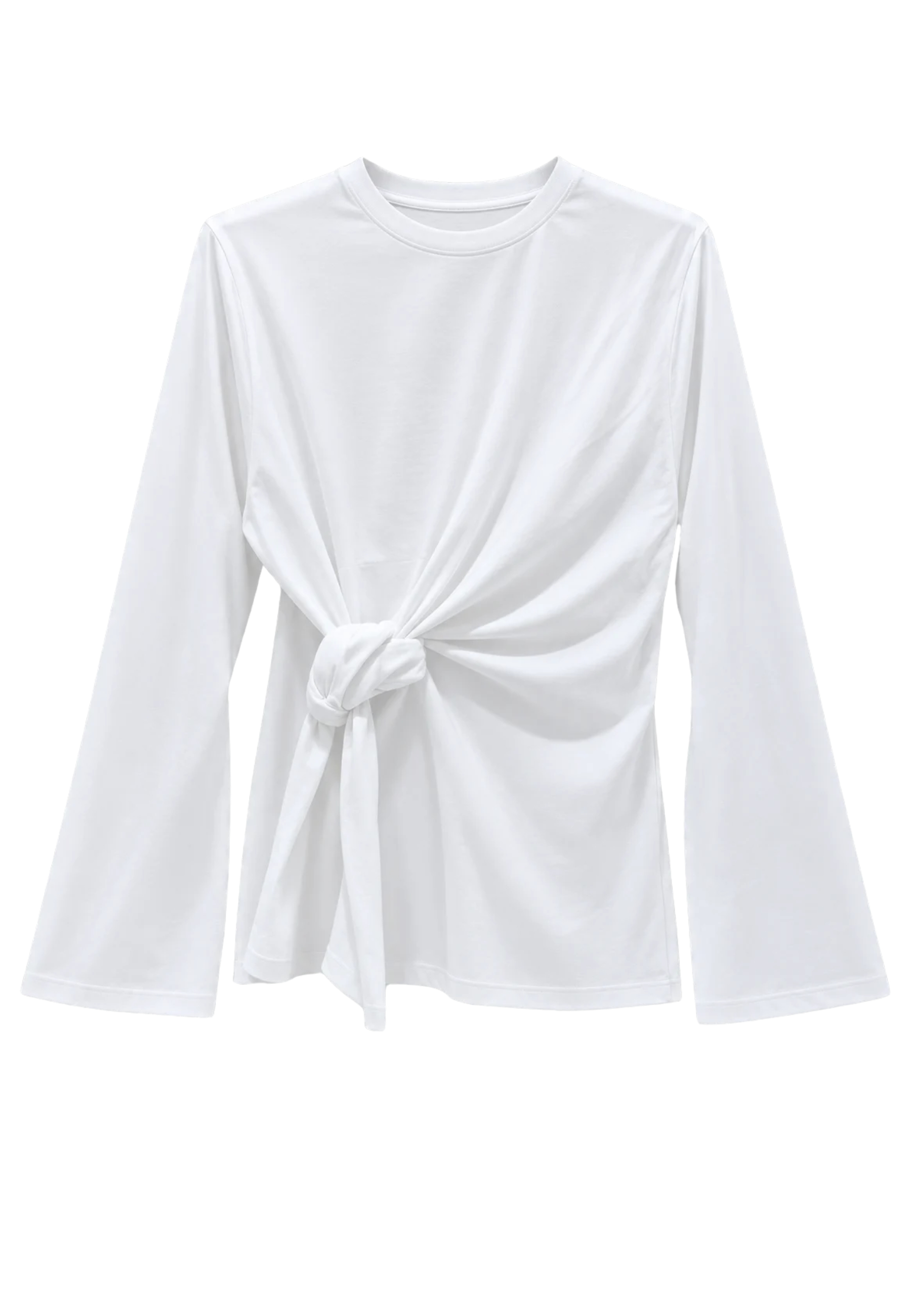 T-SHIRT MANICA LUNGA ELEH CON NODO LATERALE 