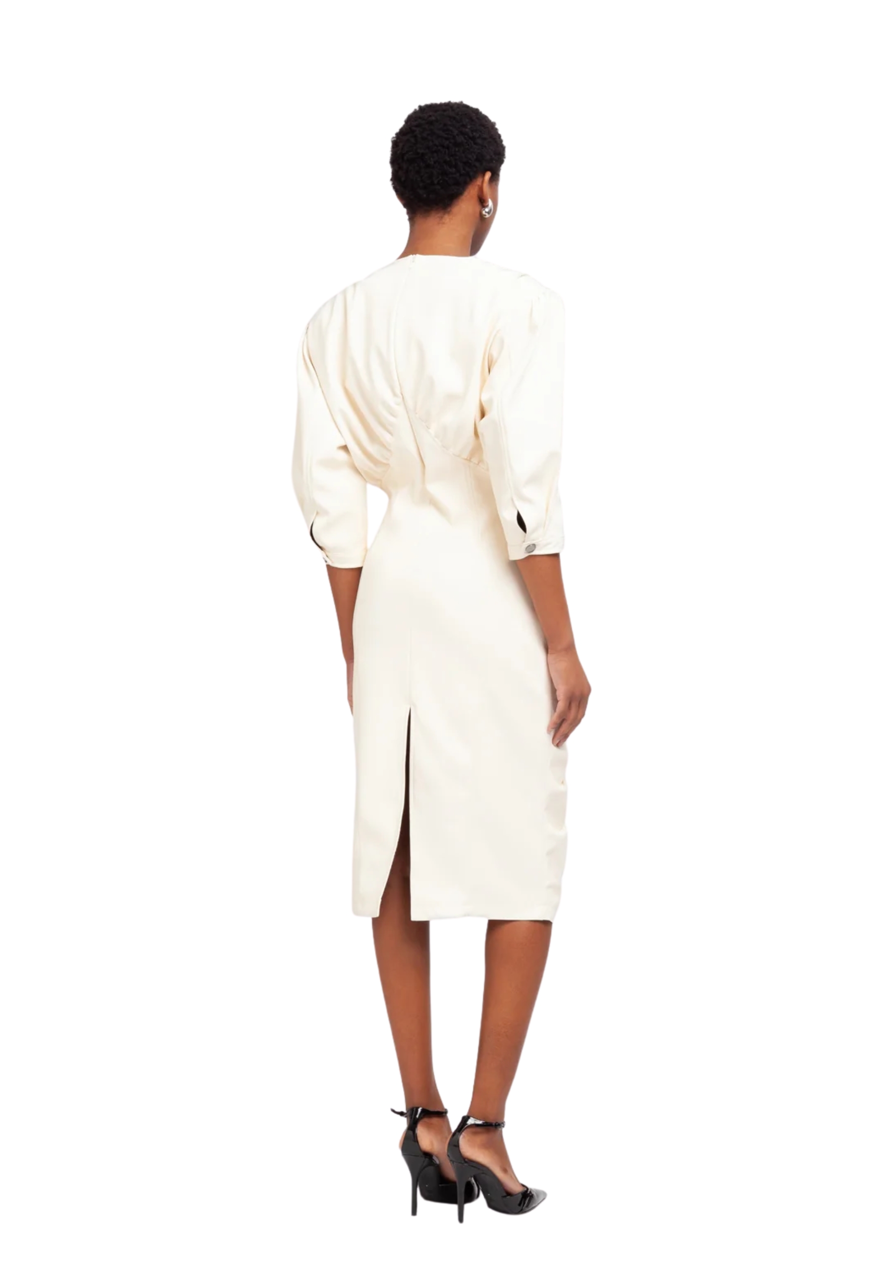 ABITO MIDI IN NAPPA Weili Zheng 