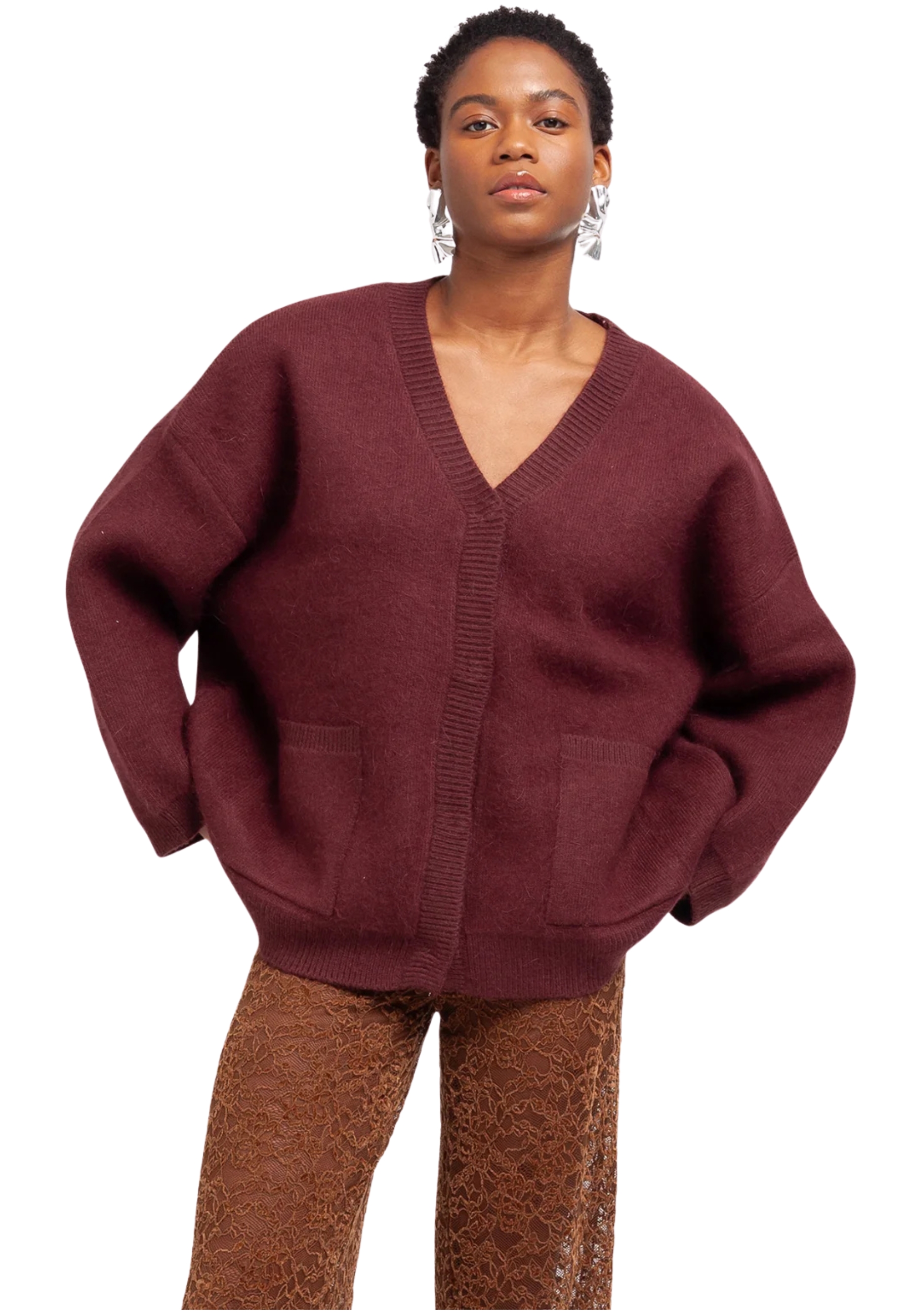 CARDIGAN Weili Zheng CON SCOLLO A V 