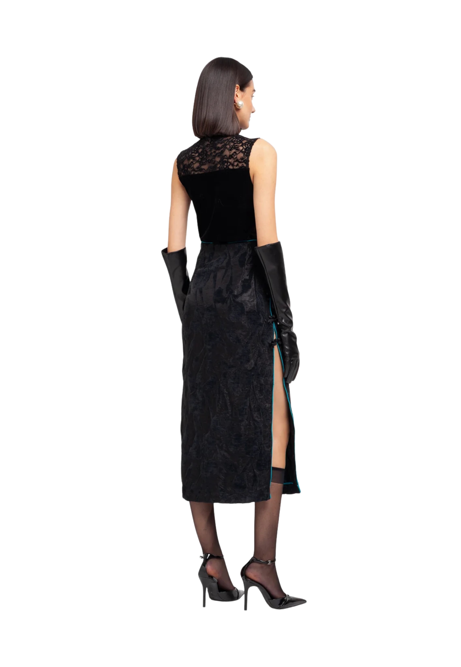longuette in jacquard Weili Zheng