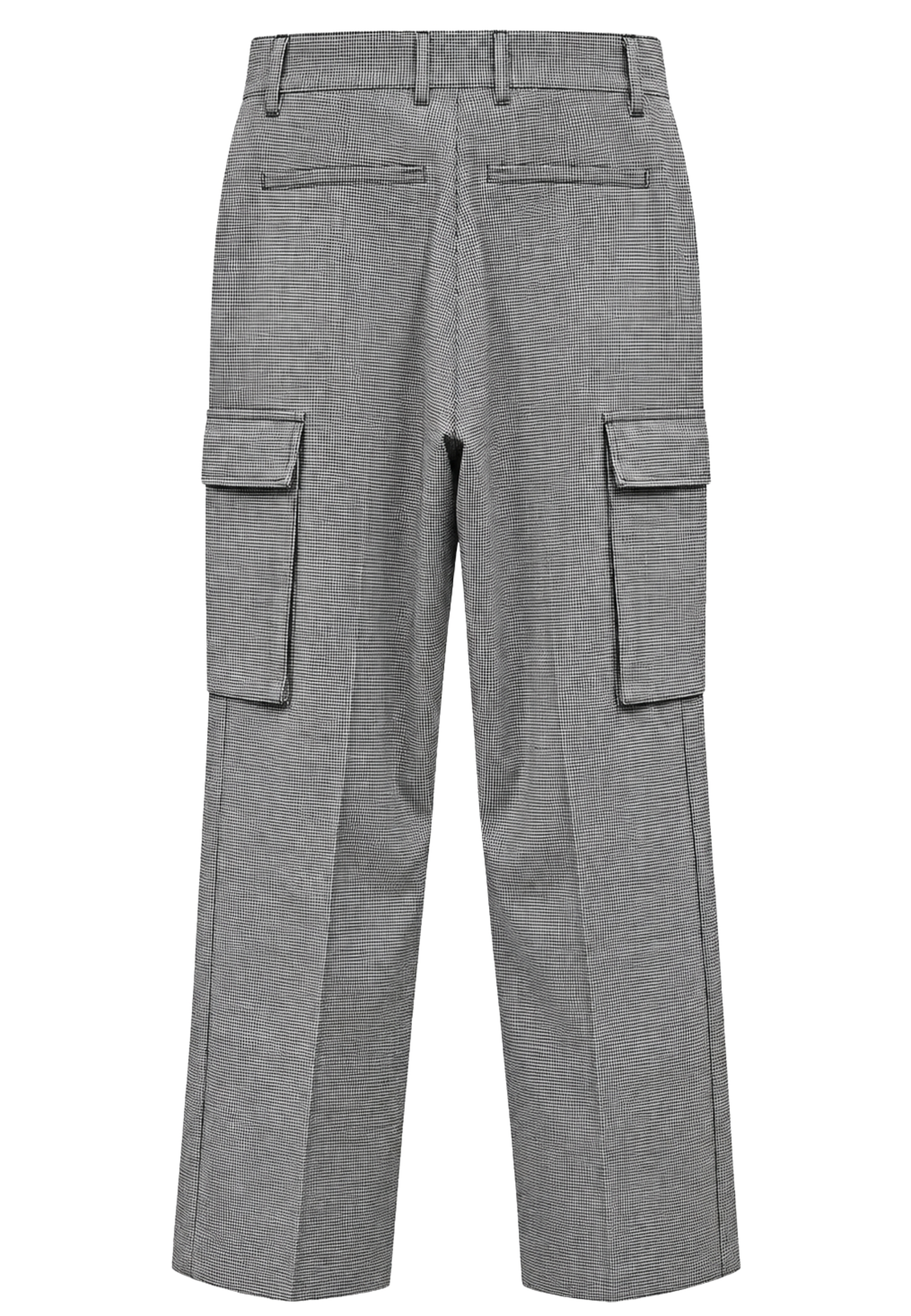 pantalones con tascone Apaperkid en pied de poule