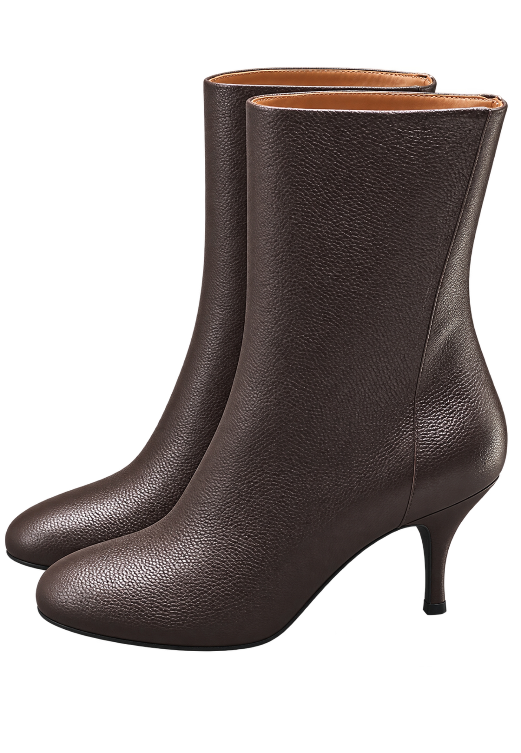 bota con tacón Ovyè Tono redondo