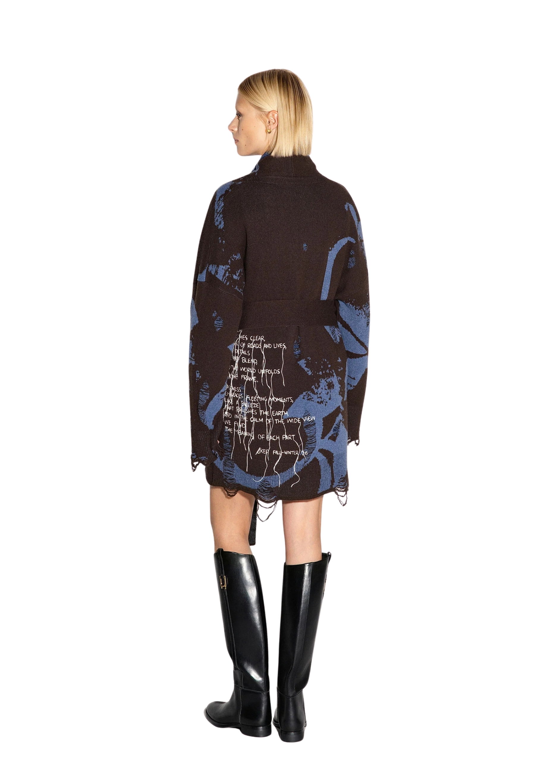manteau Akep courte brodée