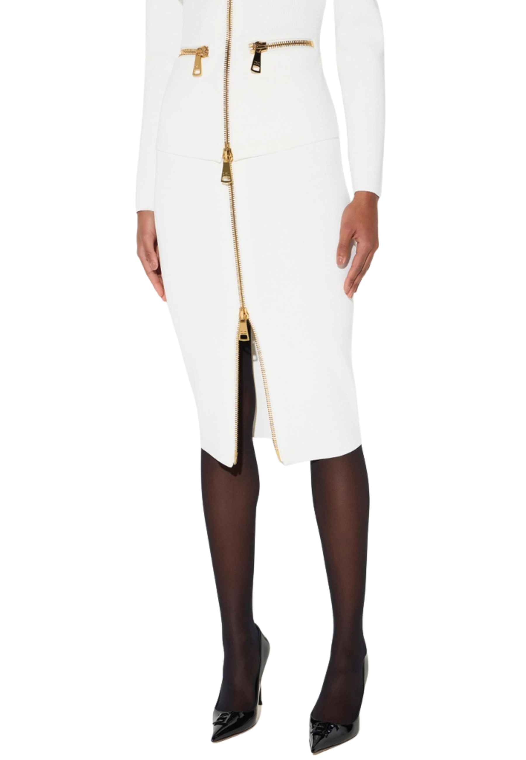 Strickjacke Elisabetta Franchi mit Reißverschluss