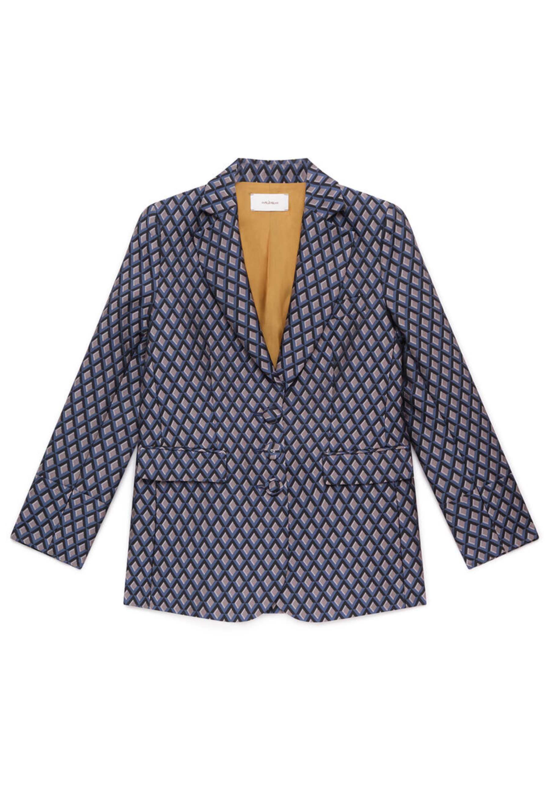 GIACCA MALIPARMI GEOMETRIC JACQUARD 