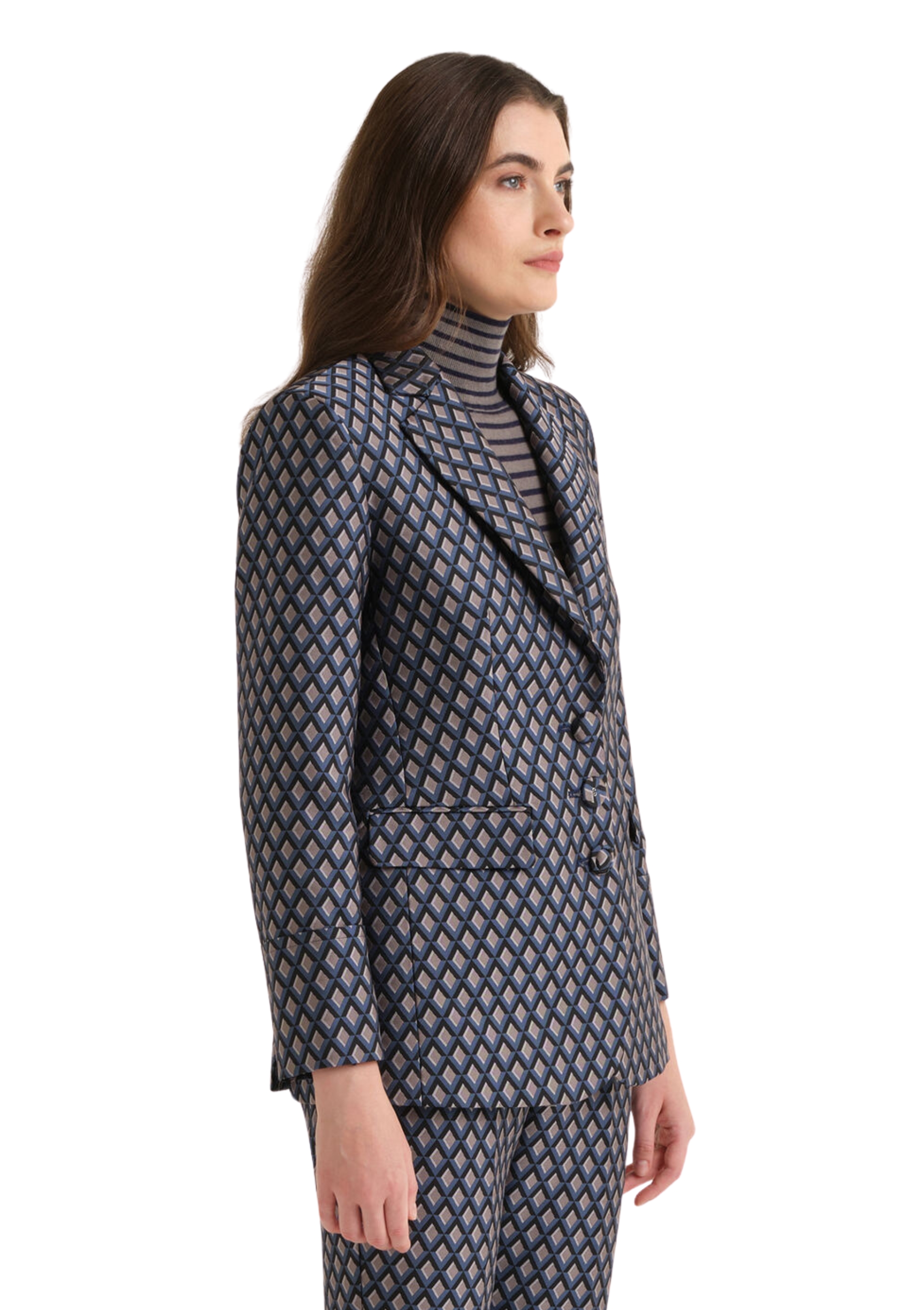 GIACCA MALIPARMI GEOMETRIC JACQUARD 