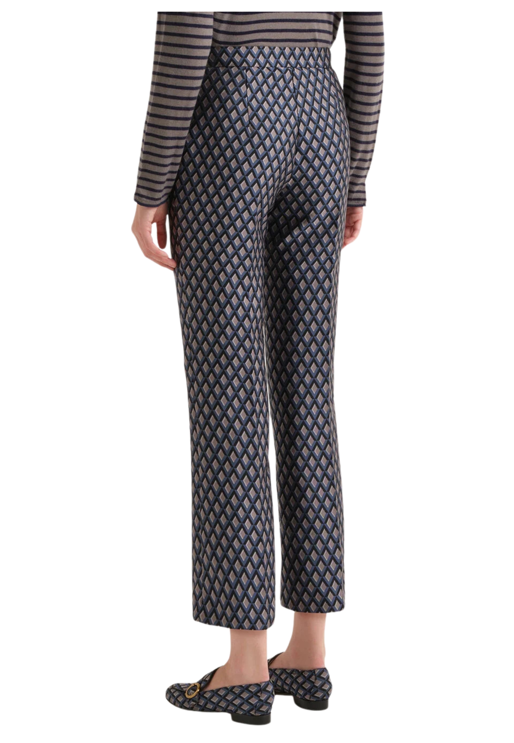 pantalones Maliparmi geometri jacquard