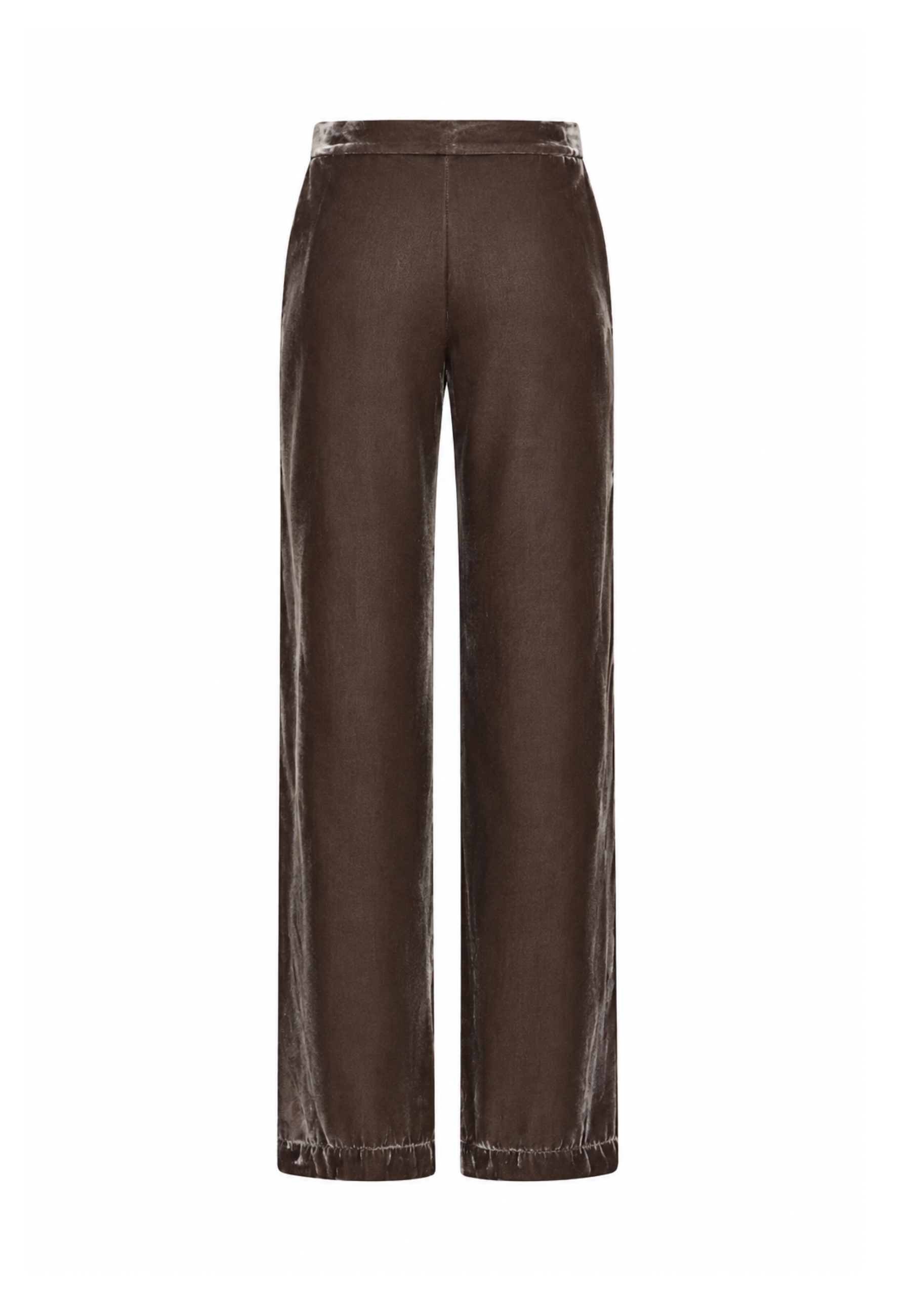 pantalones de flujo de terciopelo Maliparmi
