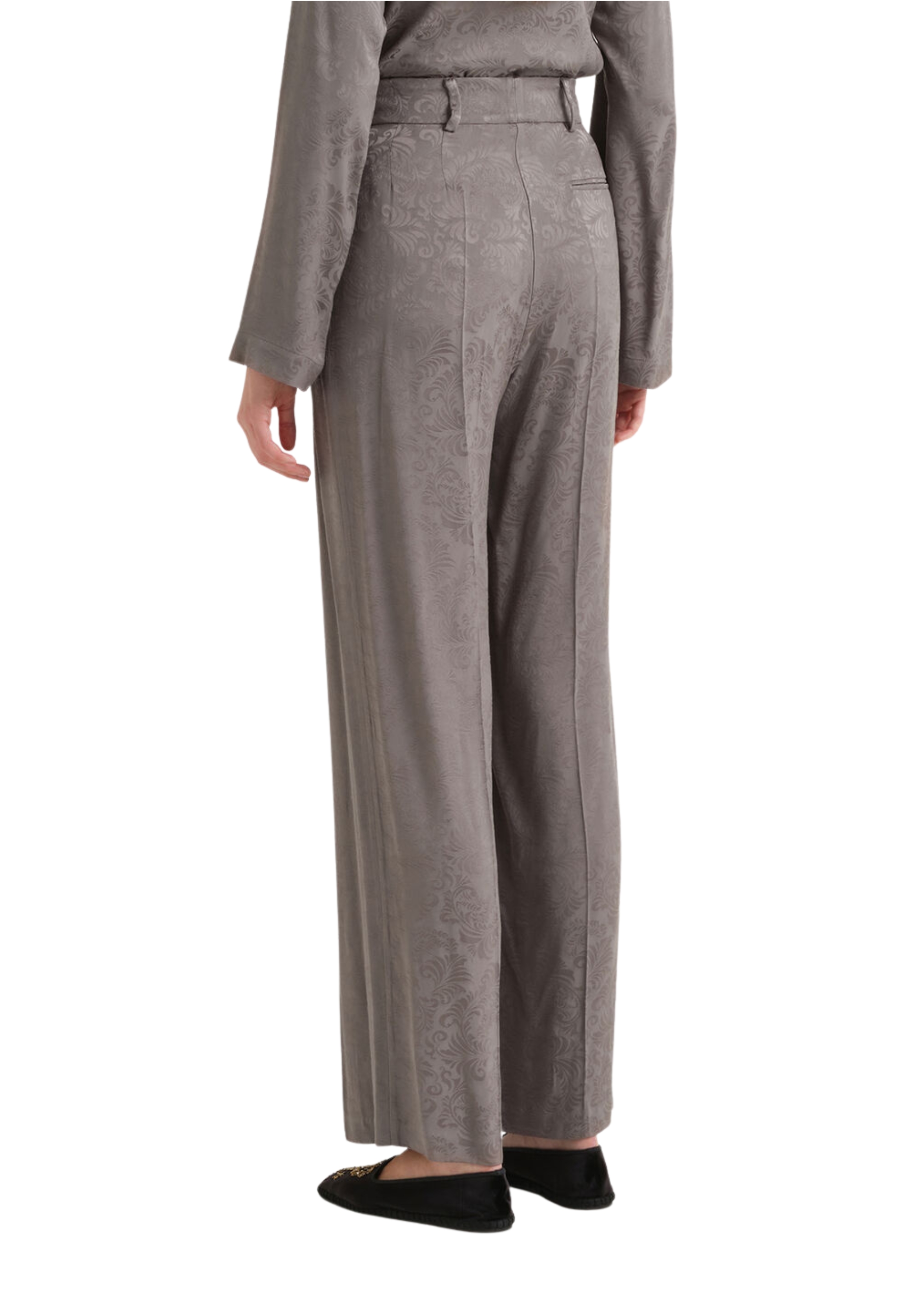 trousers Maliparmi damask jacquard