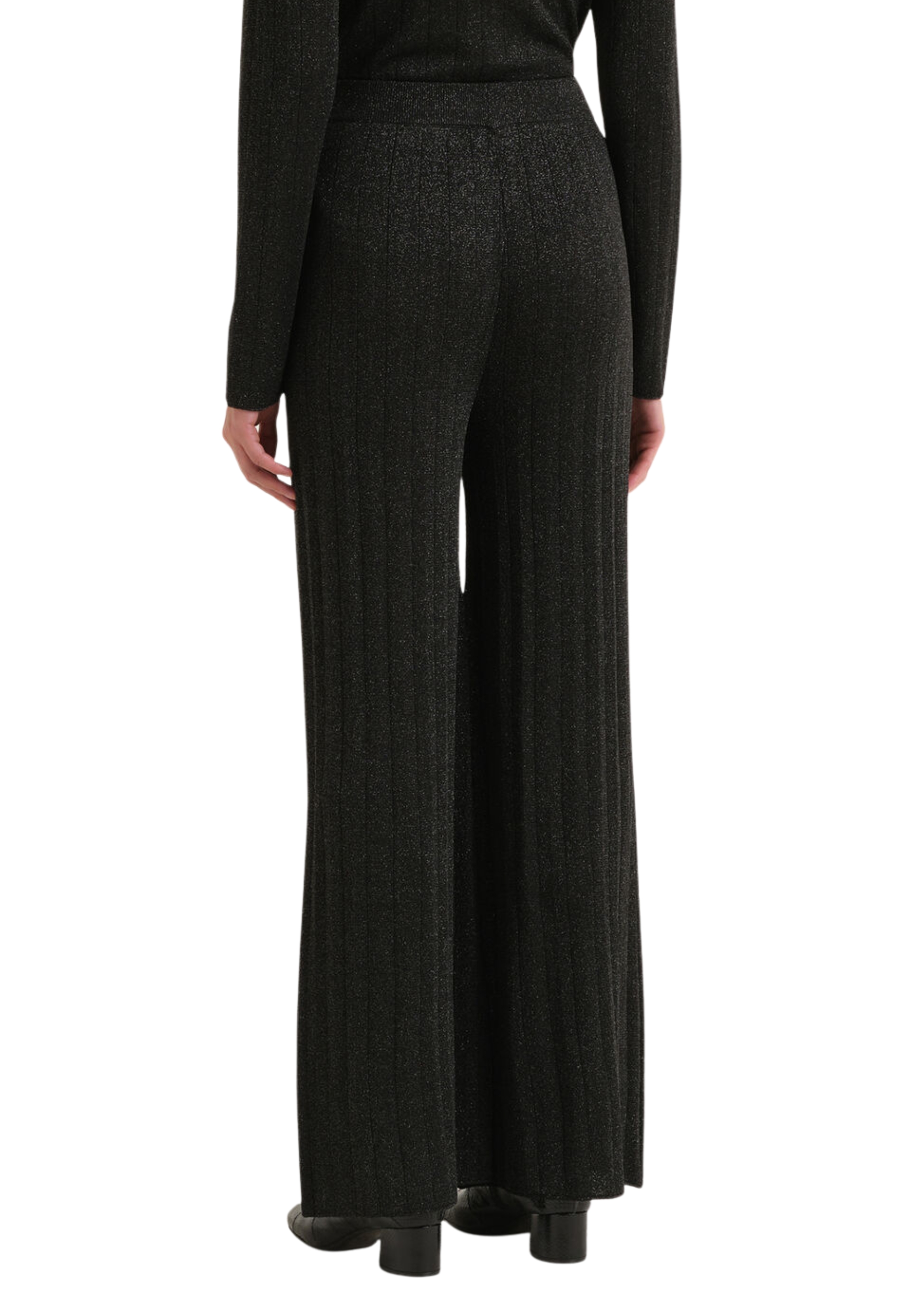 pantalones tejido costilla lurex Maliparmi