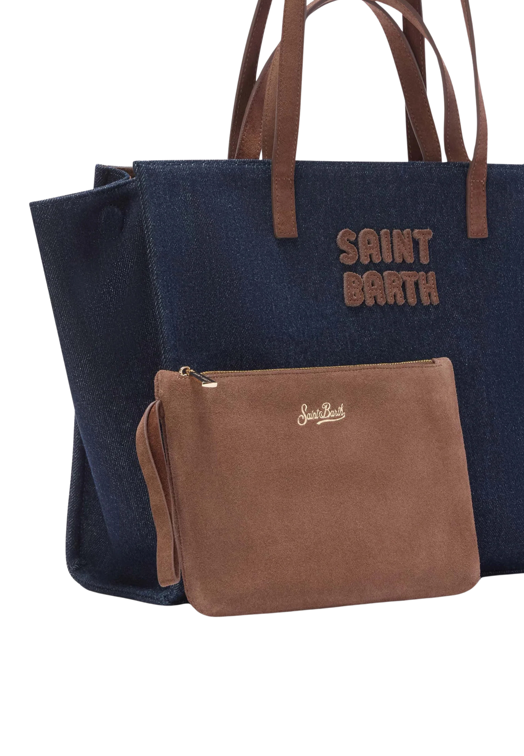 grote zak Saint Barth denim