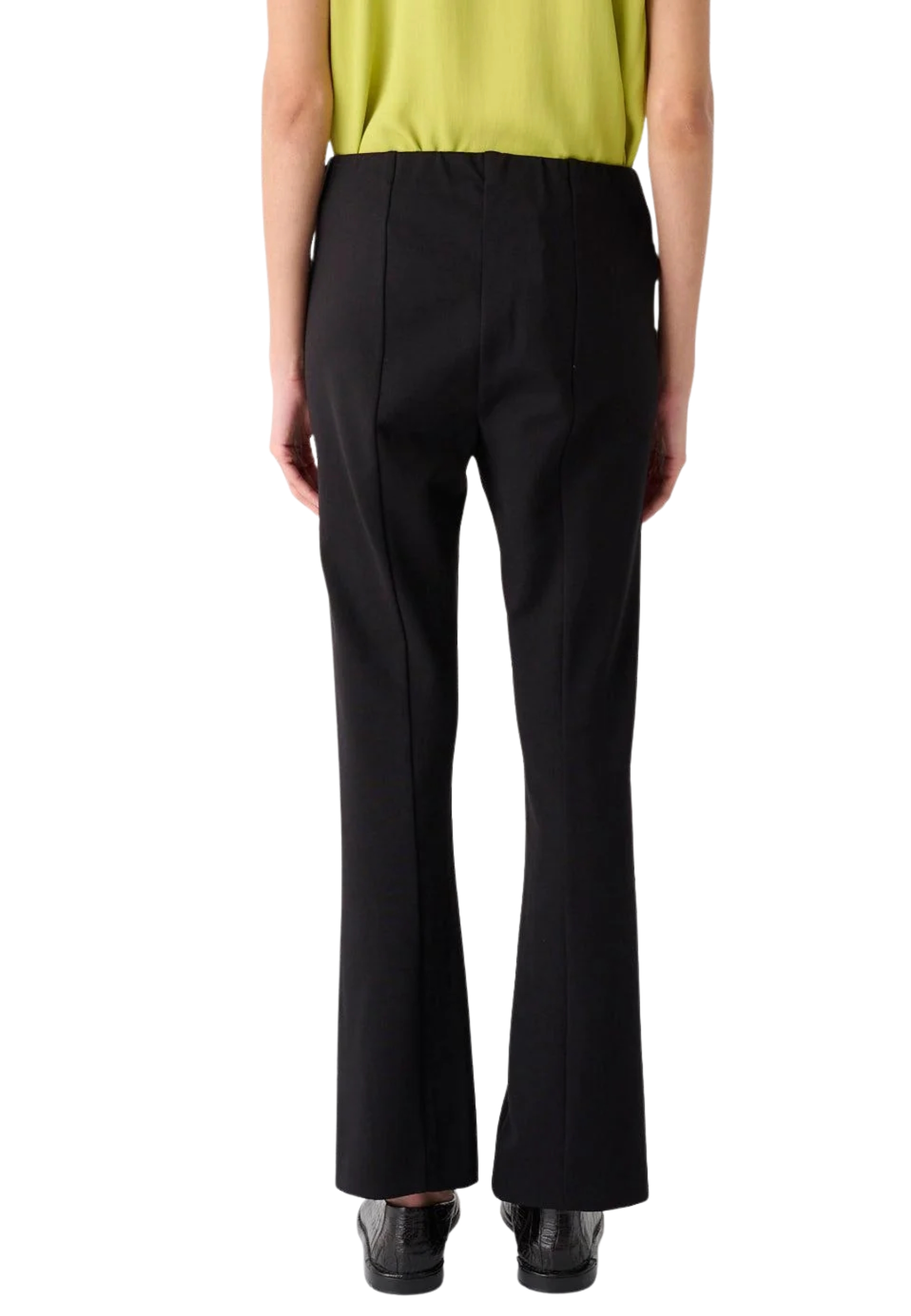 pantalones flacos con aberturas en la parte delantera Meimeij