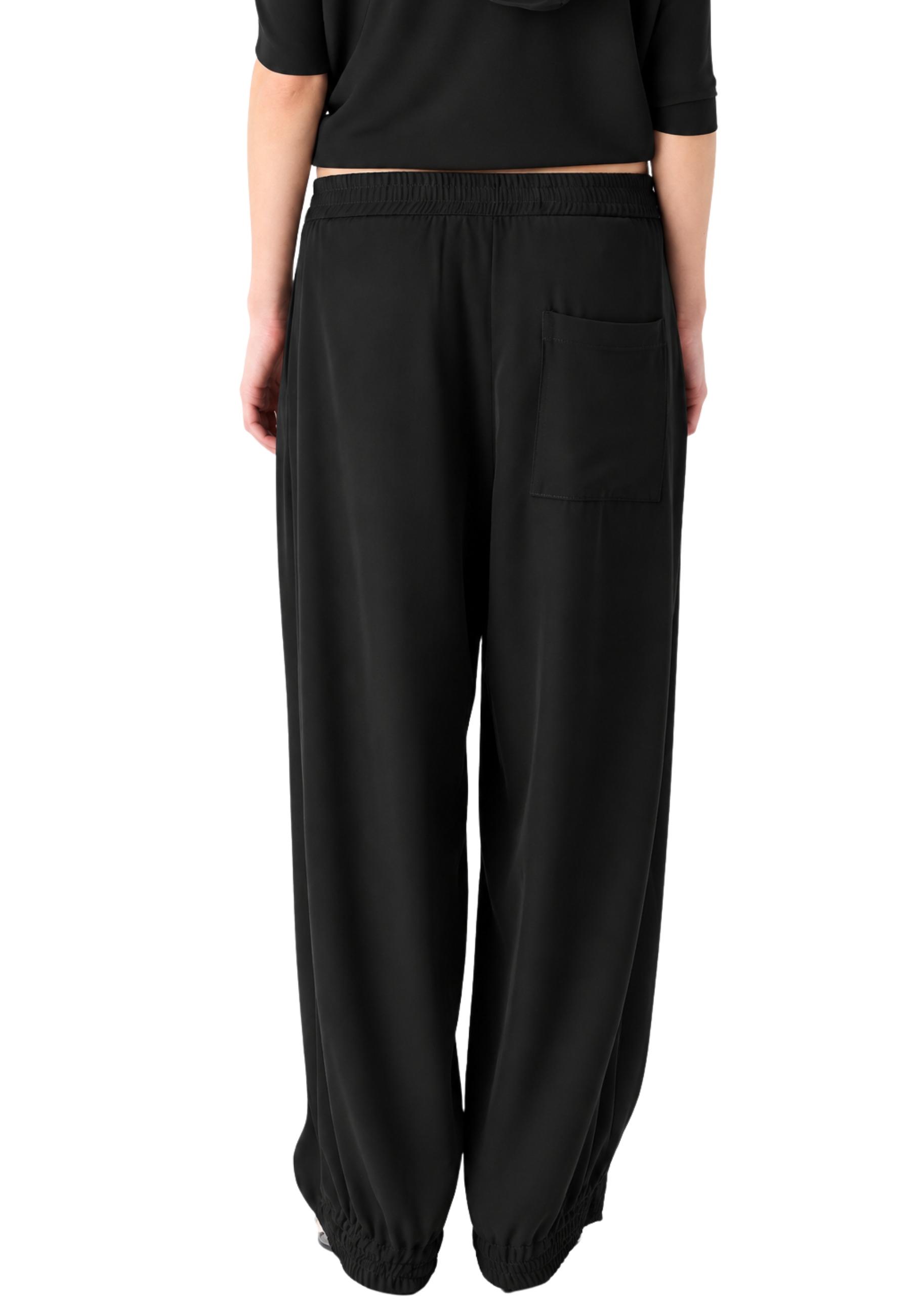 PANTALONE DI LINEA MORBIDA IN CREPE MEIMEIJ 