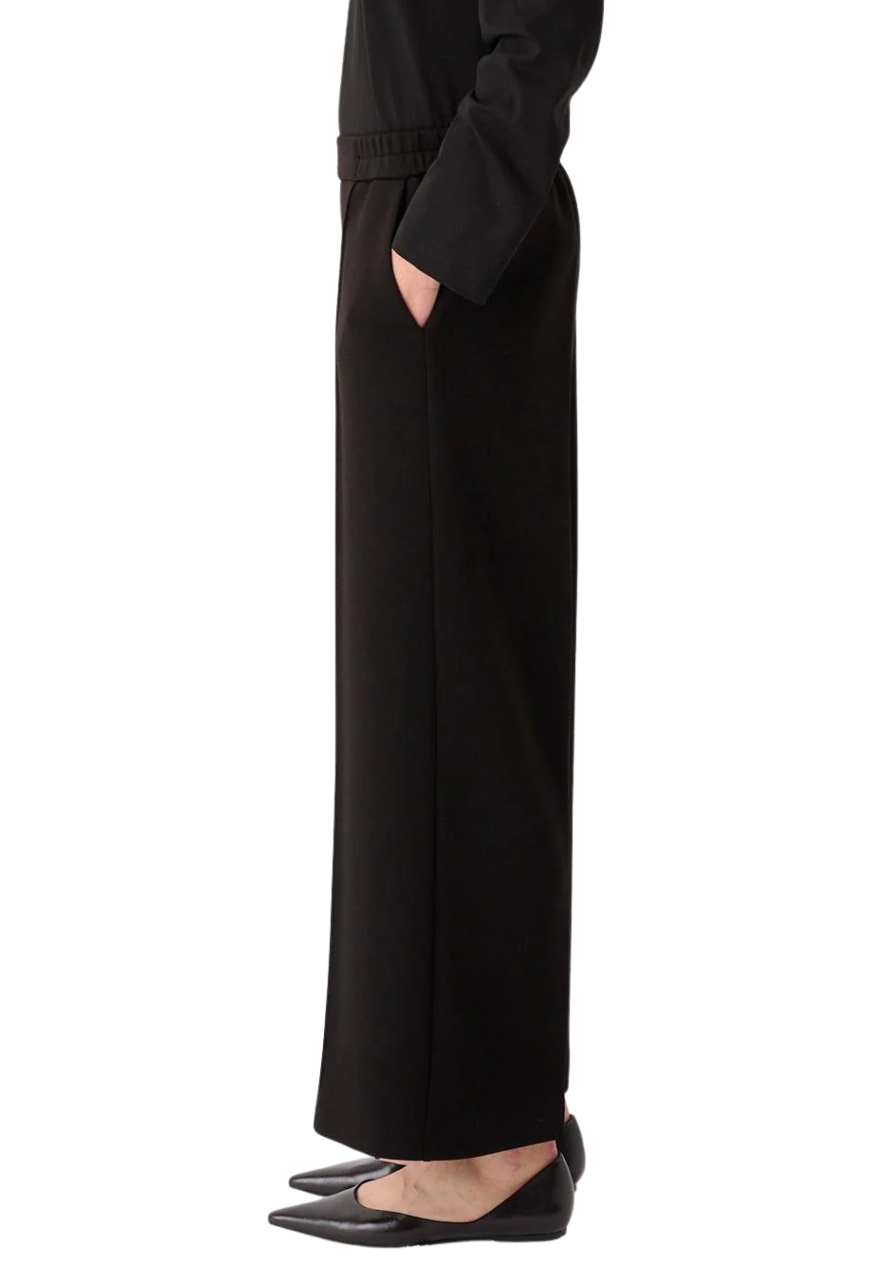 Straight line trousers in scuba Meimeij
