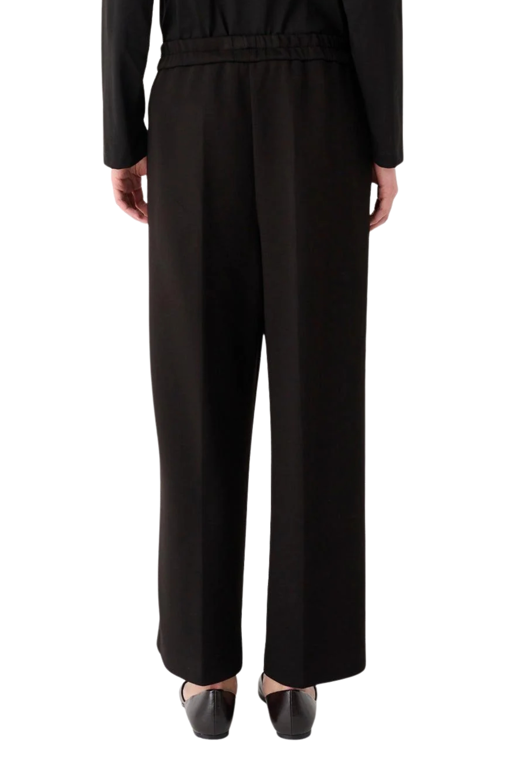 Straight line trousers in scuba Meimeij