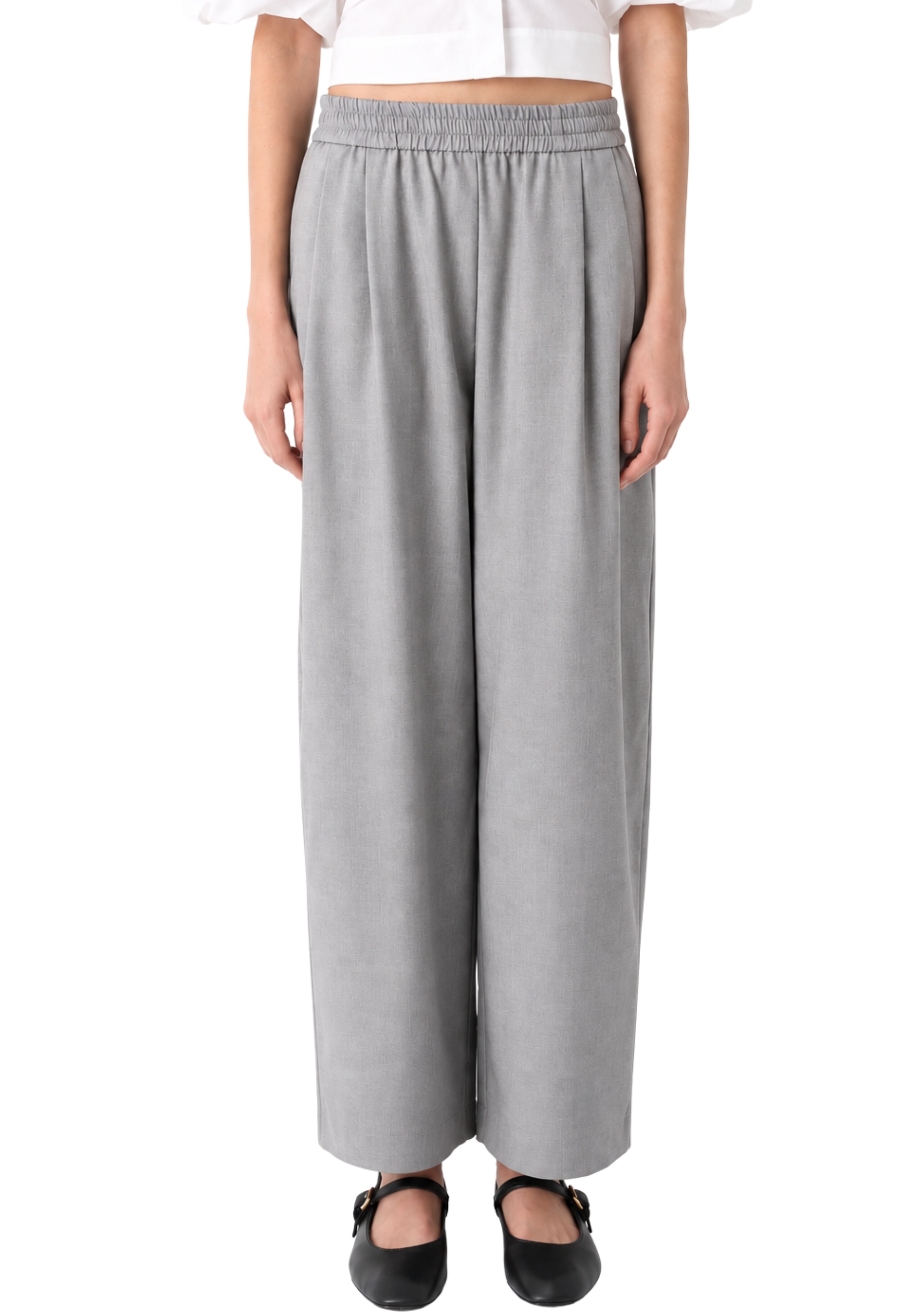 PANTALONE IN MISTO LANA MEIMEIJ 