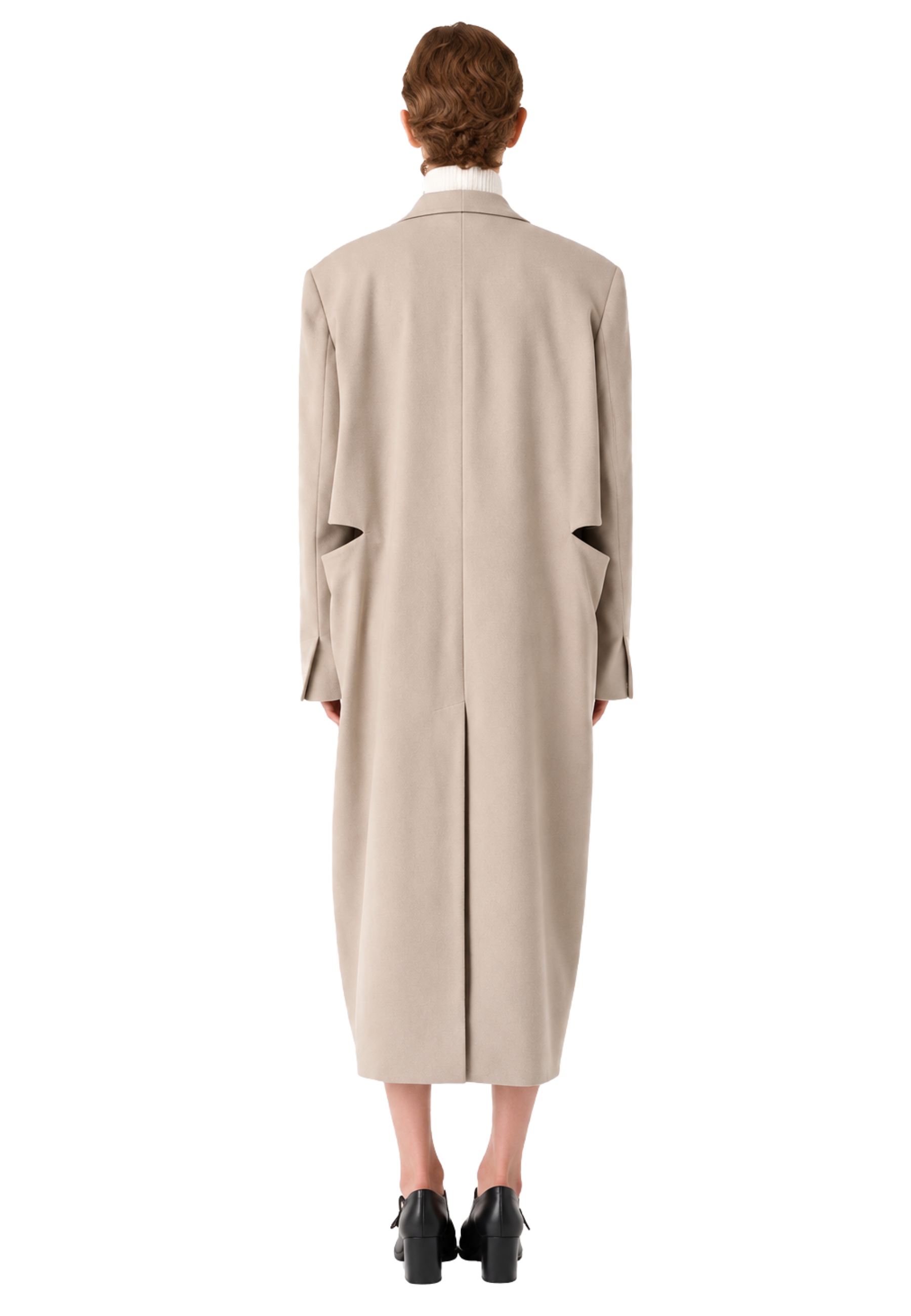 Robe-manteau Meimeij con cortes laterales