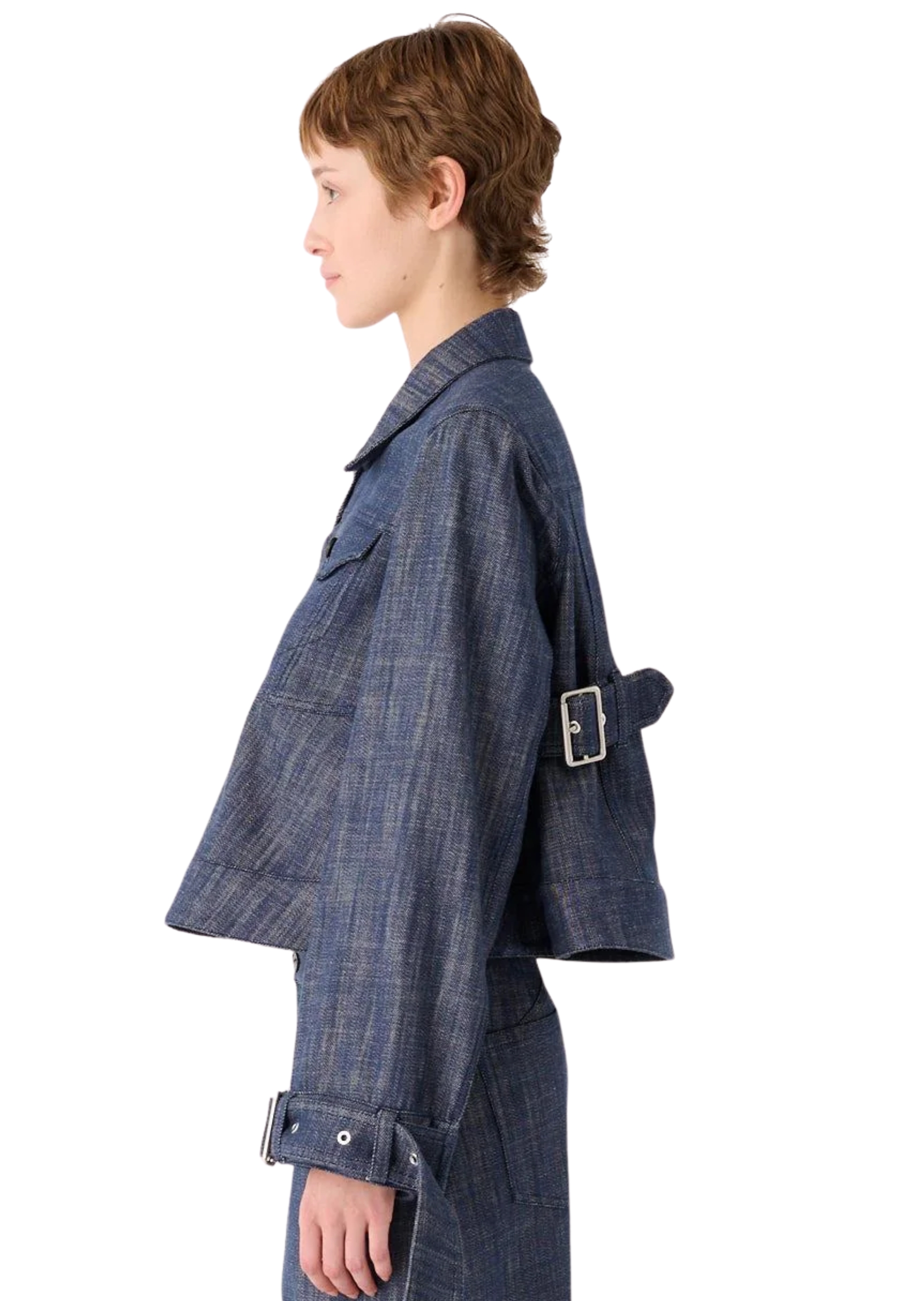 GIACCA JEANS CON FIBBIE MEIMEIJ 