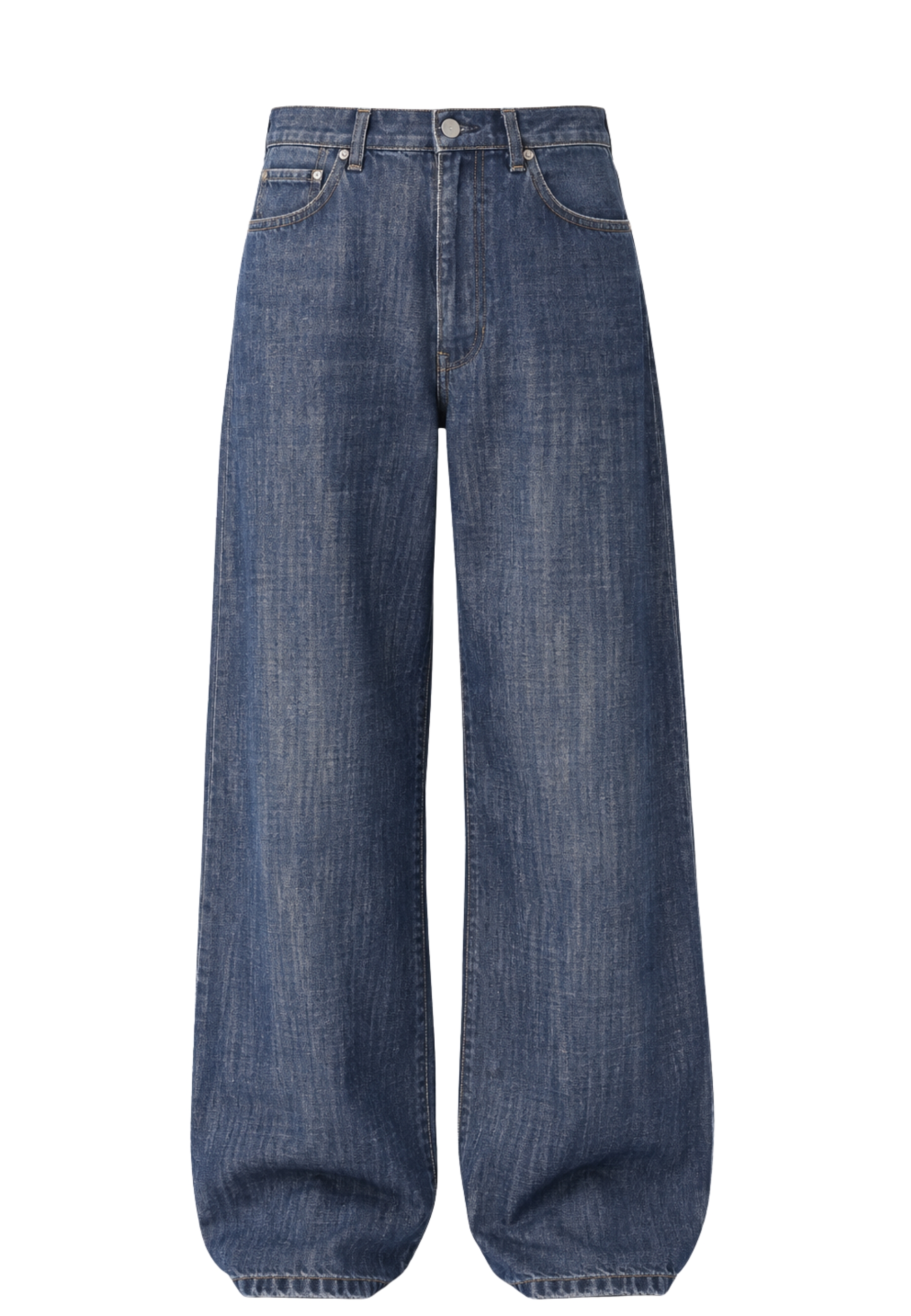 pantalones en vaqueros de tela Meimeij