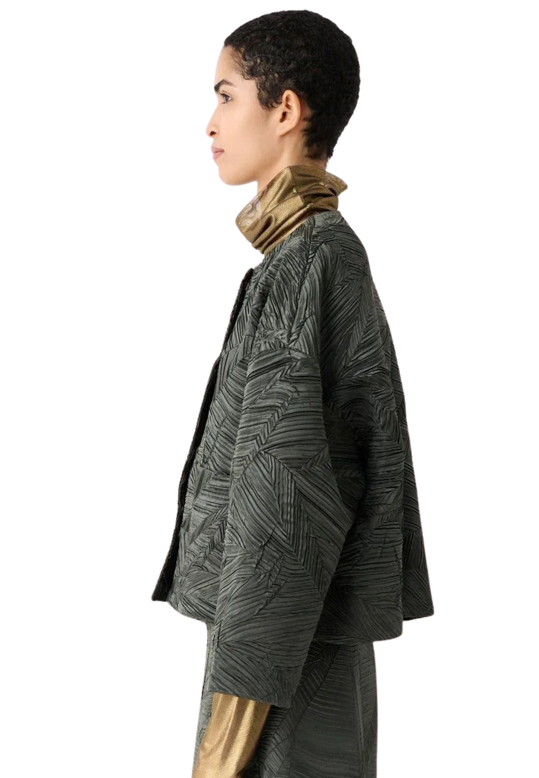 chaqueta corta plegada Meimeij