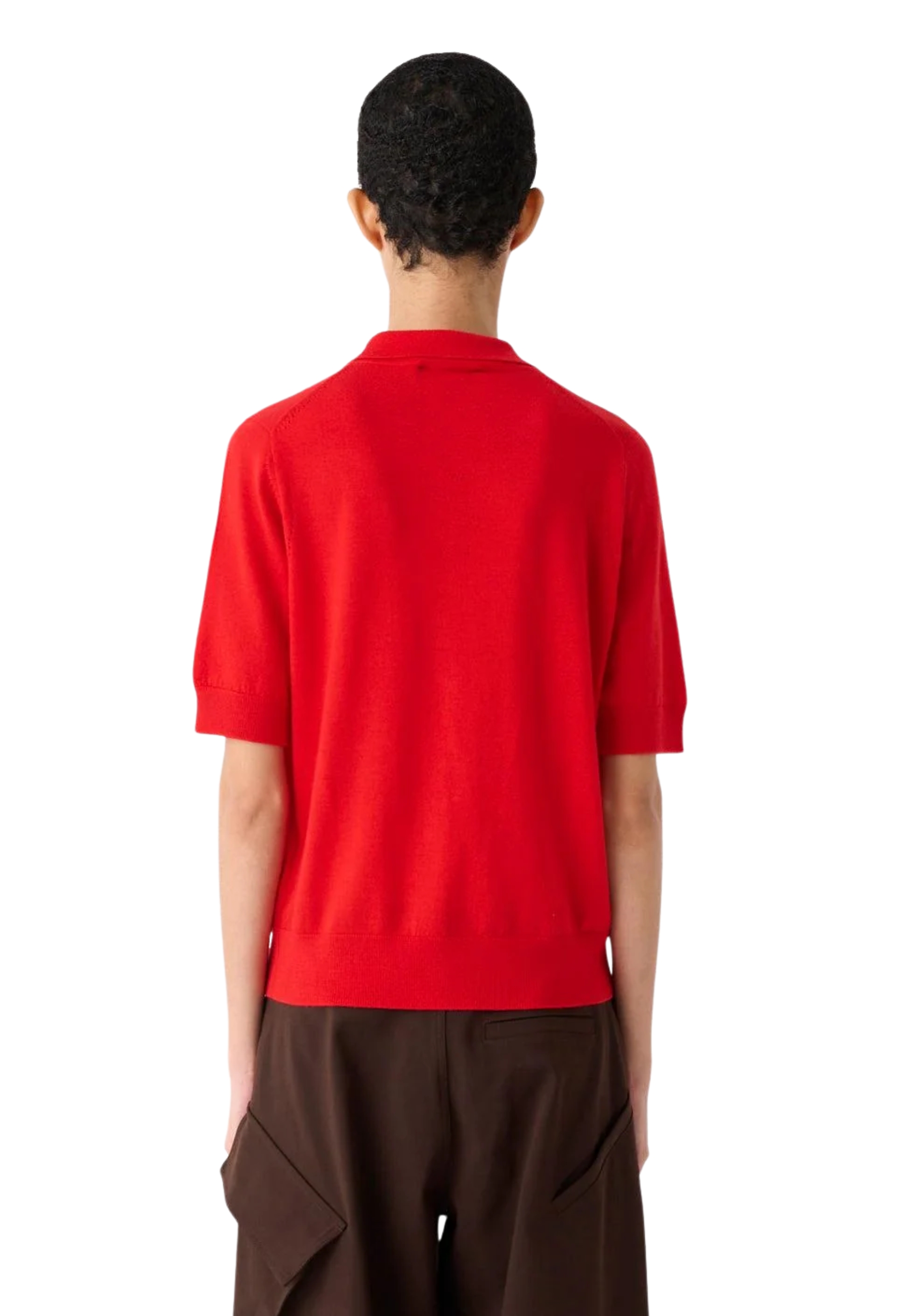 MAGLIA MANICA CORTA IN PURA LANA MEIMEIJ 