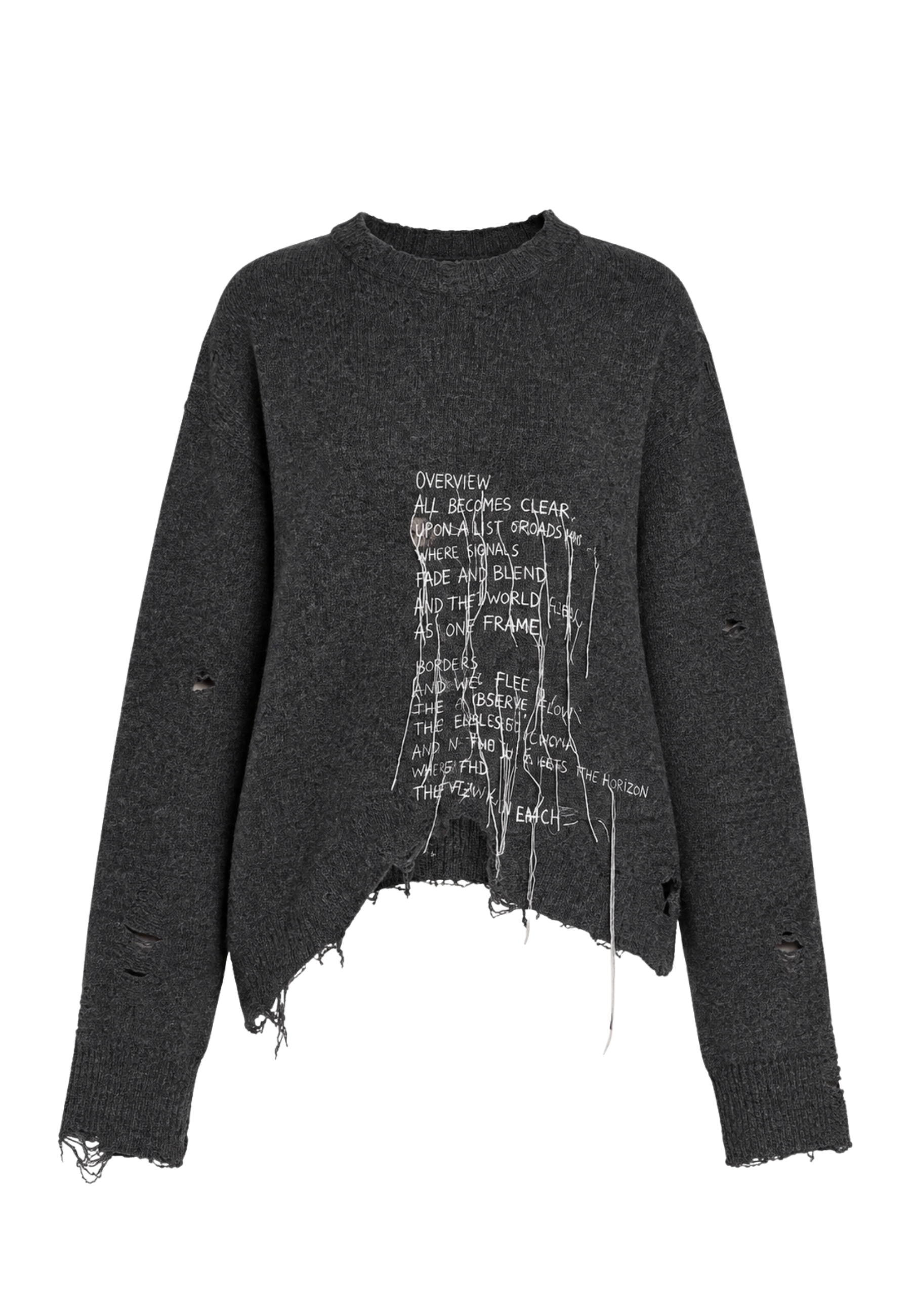 Pullover girocollo ricamato Akep 
