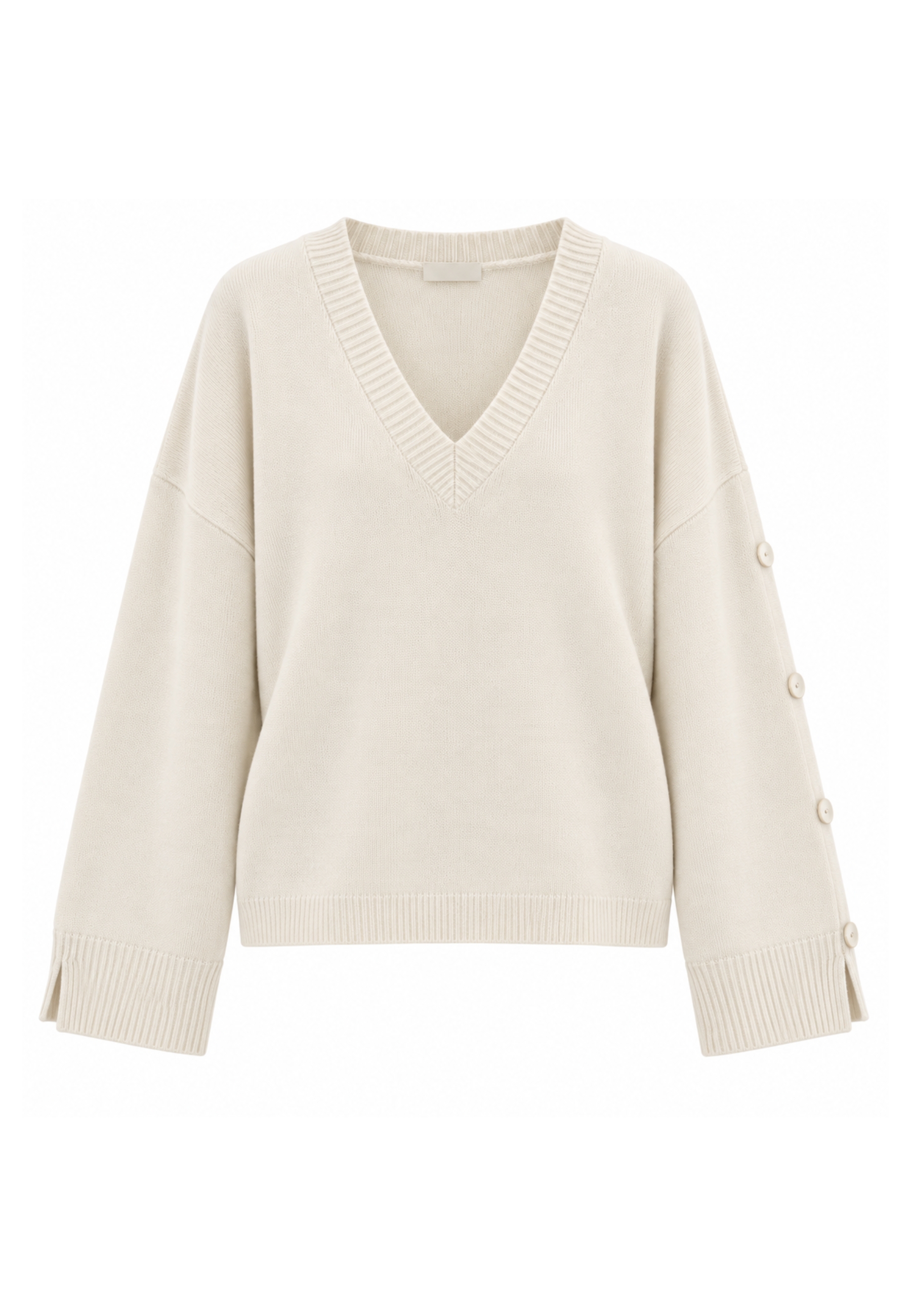 Tirador bordado V-neck Akep
