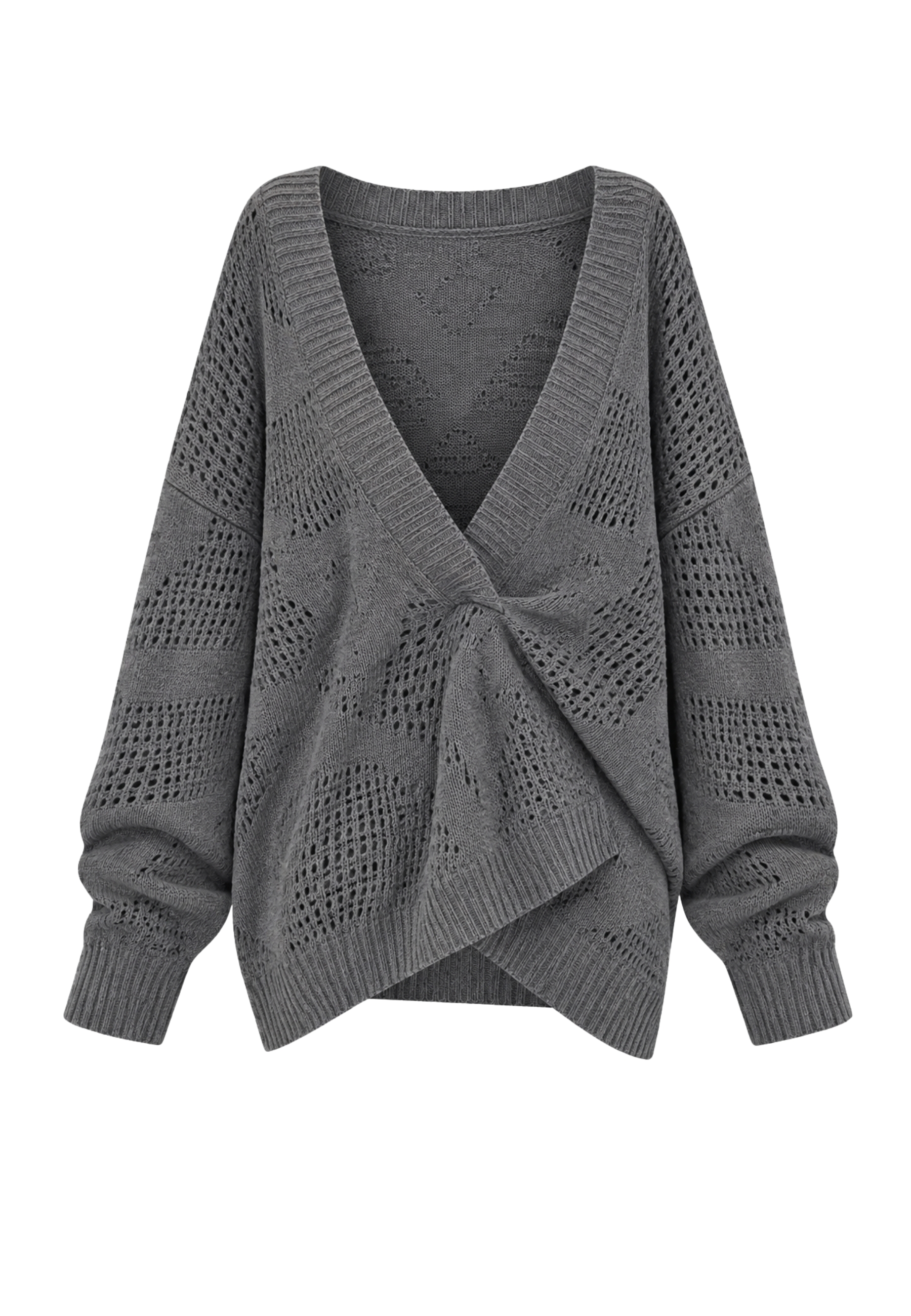 Pullover  scollo a V Akep in cotone e cashmere 