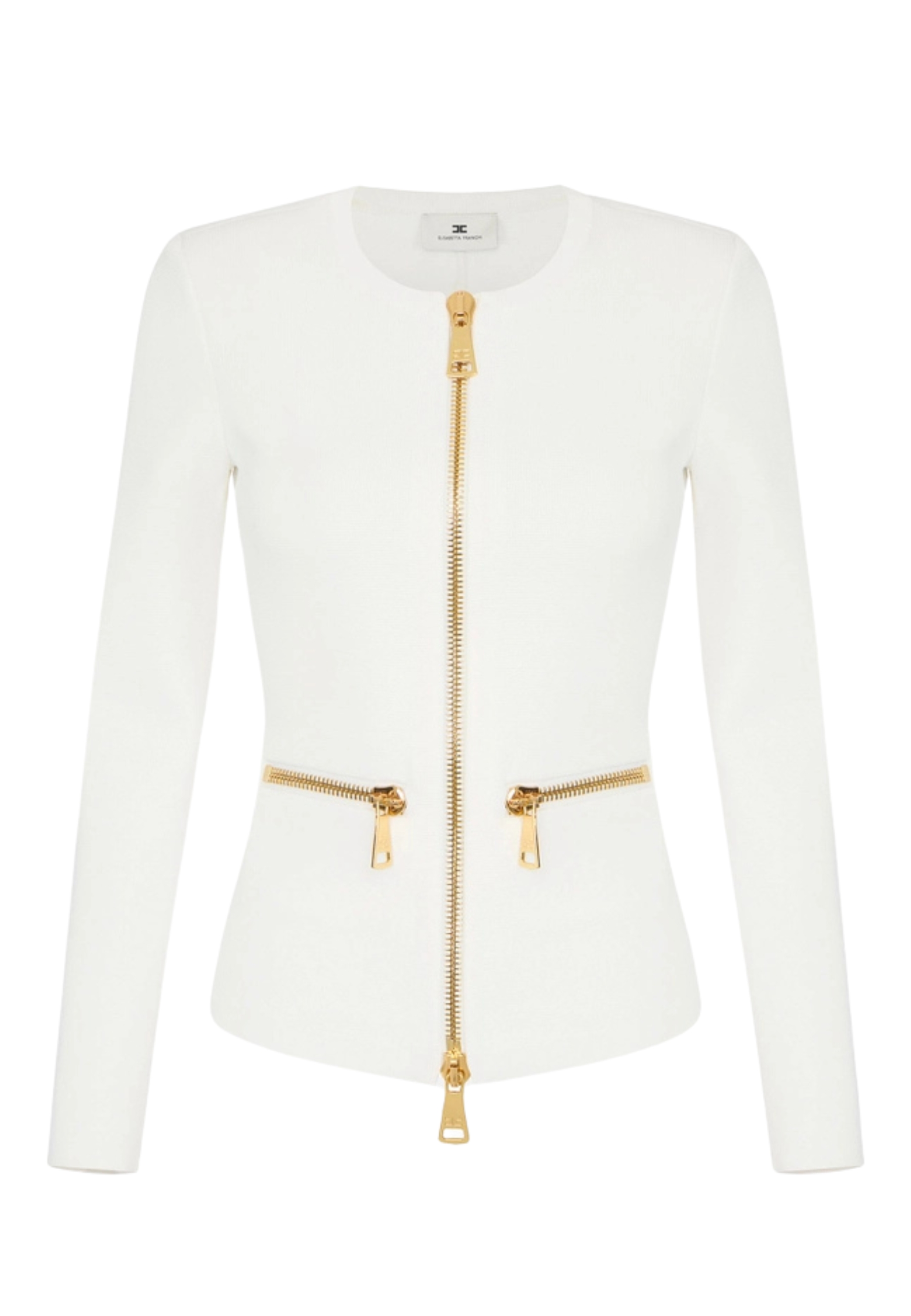 breien van vesten Elisabetta Franchi met rits