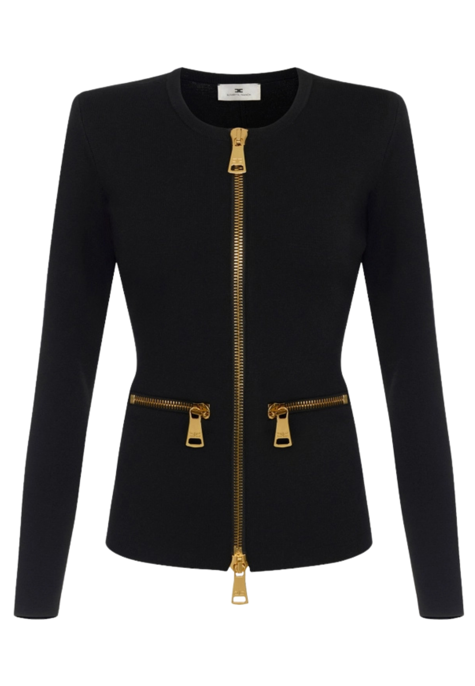 cardigan knitting Elisabetta Franchi with zip