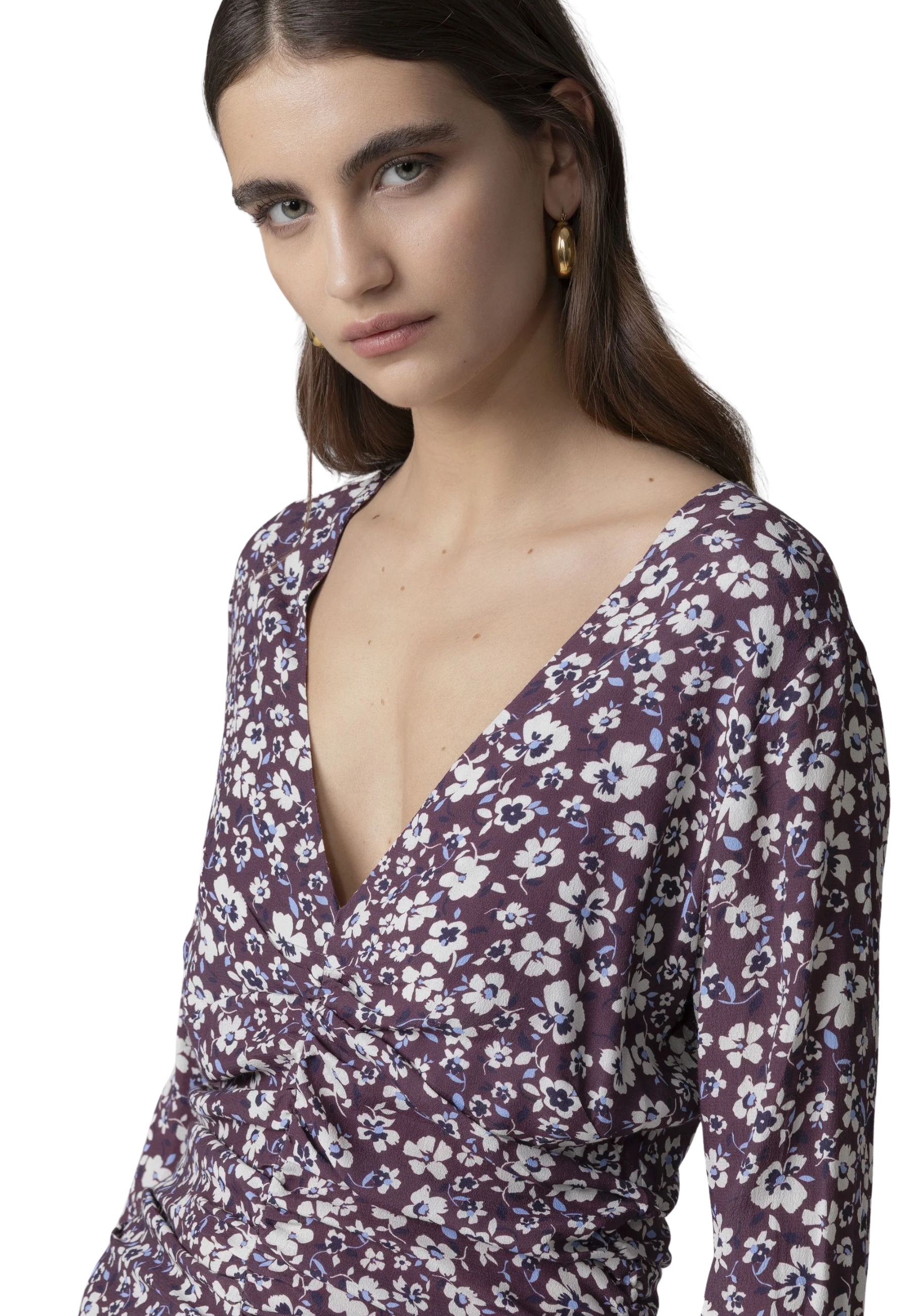 Taille Kleid mit Locken Mar De Margaritas