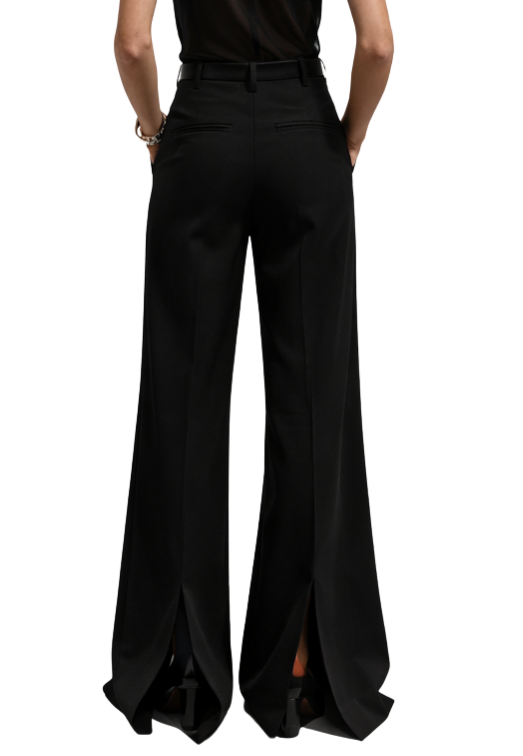 Pantalón de mujeres Erika Cavallini rendijas laterales