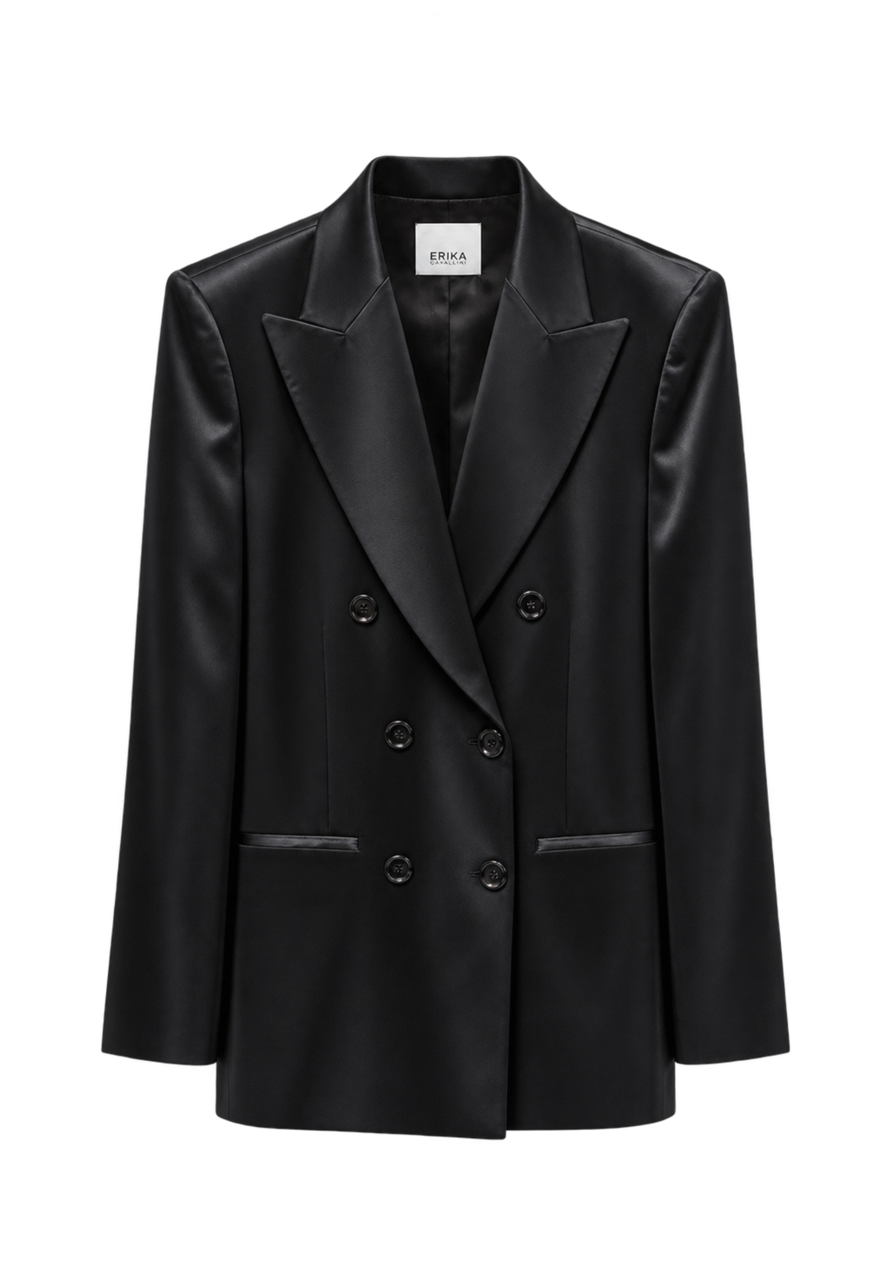 amber chaqueta satinada Erika Cavallini