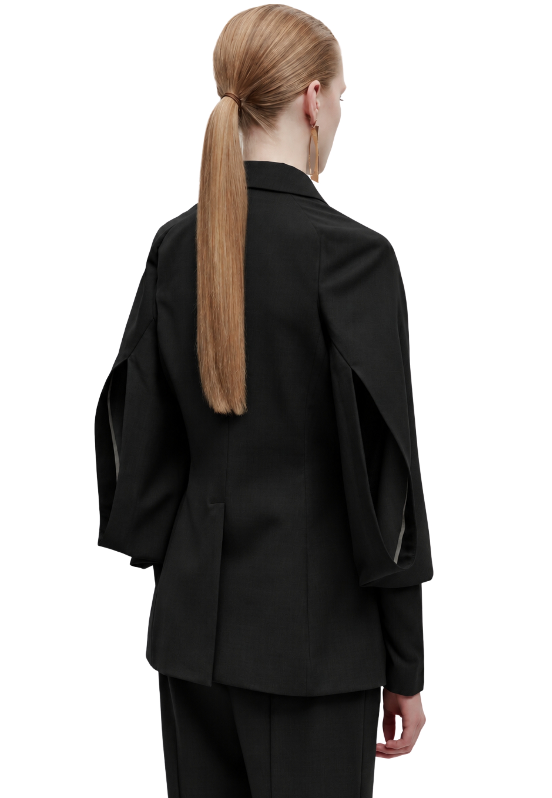chaqueta Erika Cavallini con manga abierta