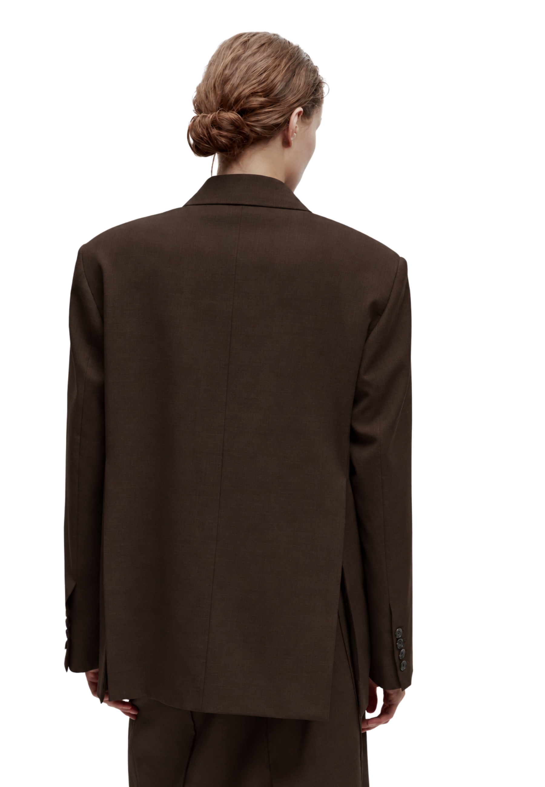 chaqueta de madera Erika Cavallini