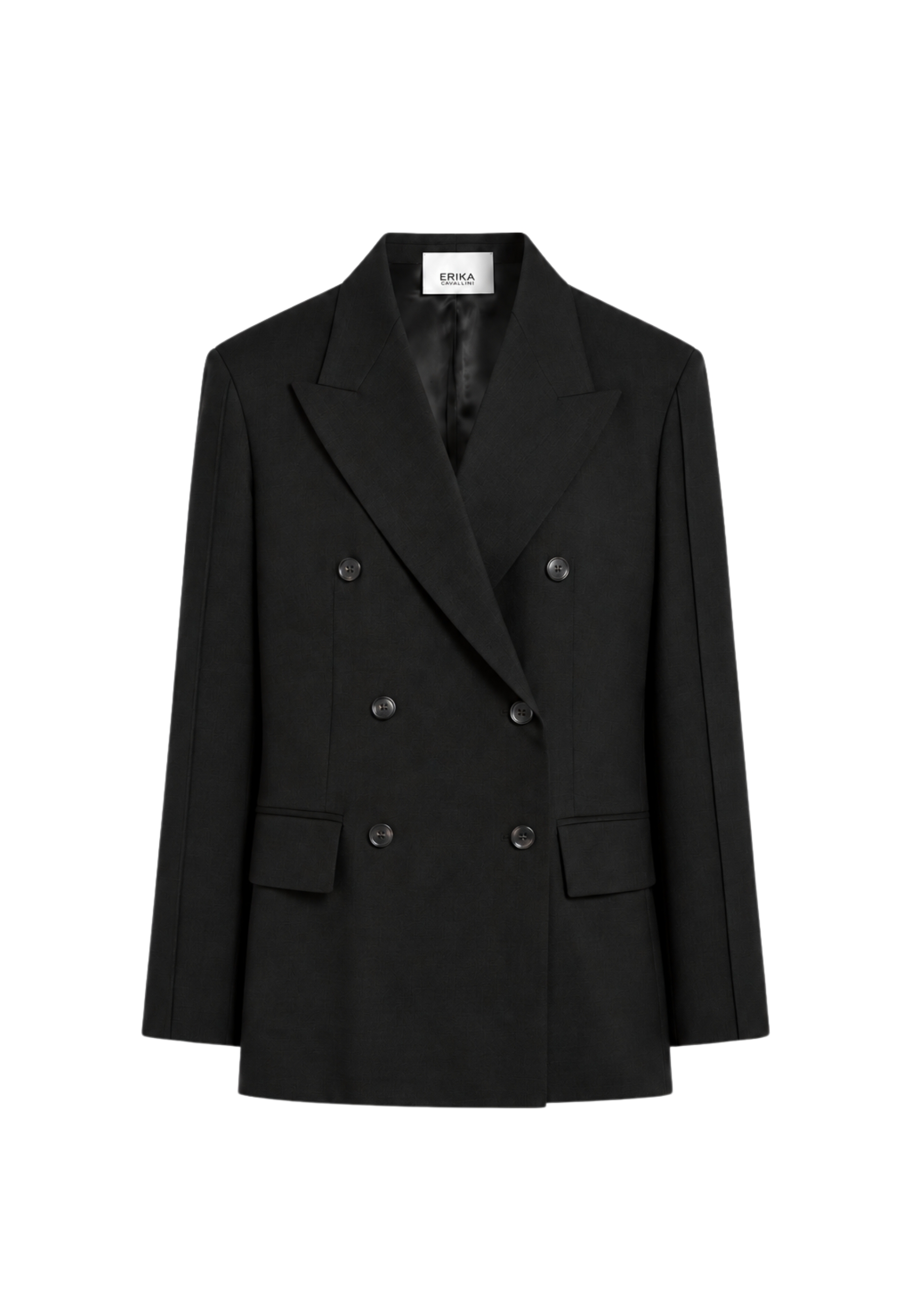 chaqueta de madera Erika Cavallini