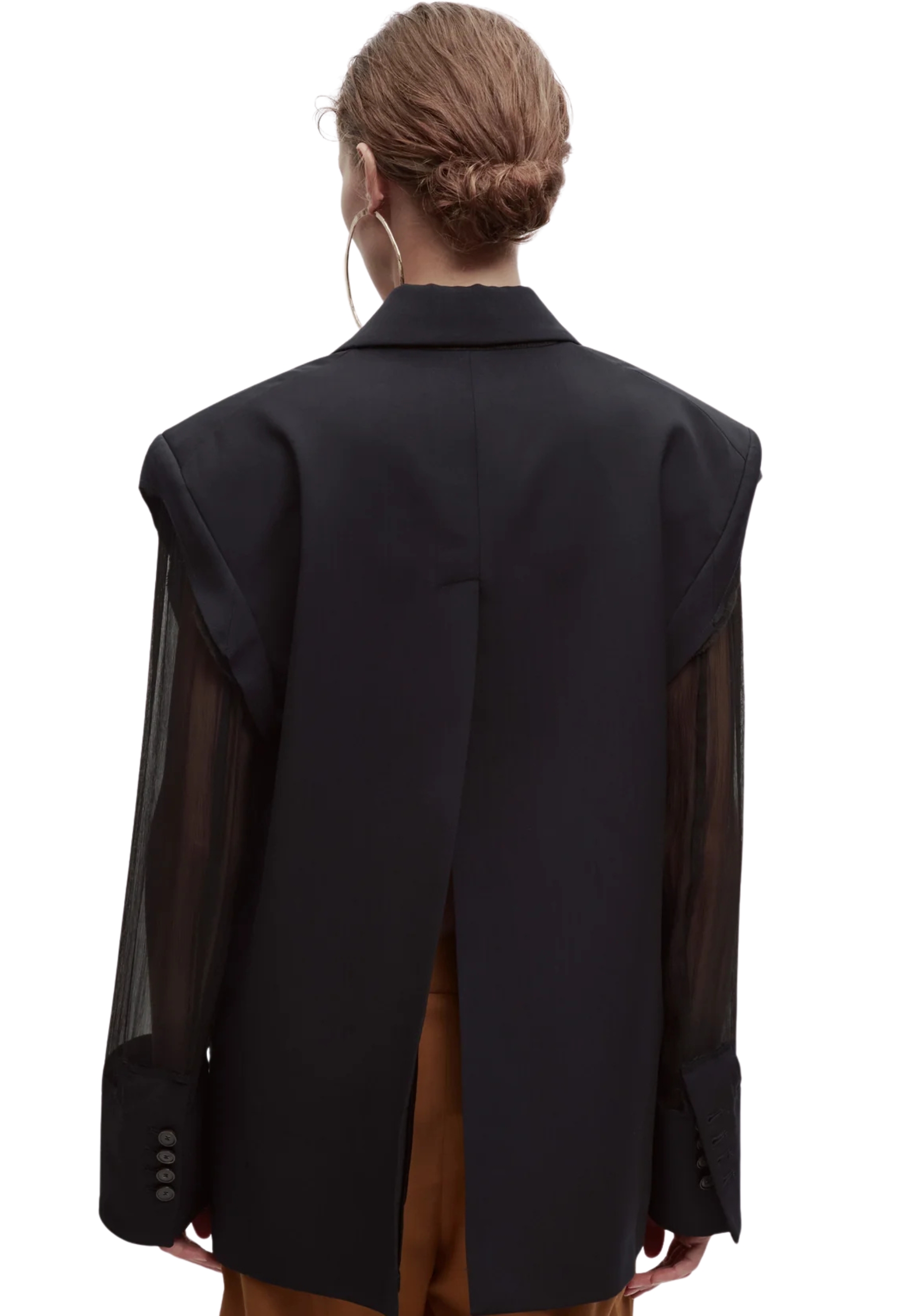 Chaqueta de Alice Erika Cavallini manga transparente