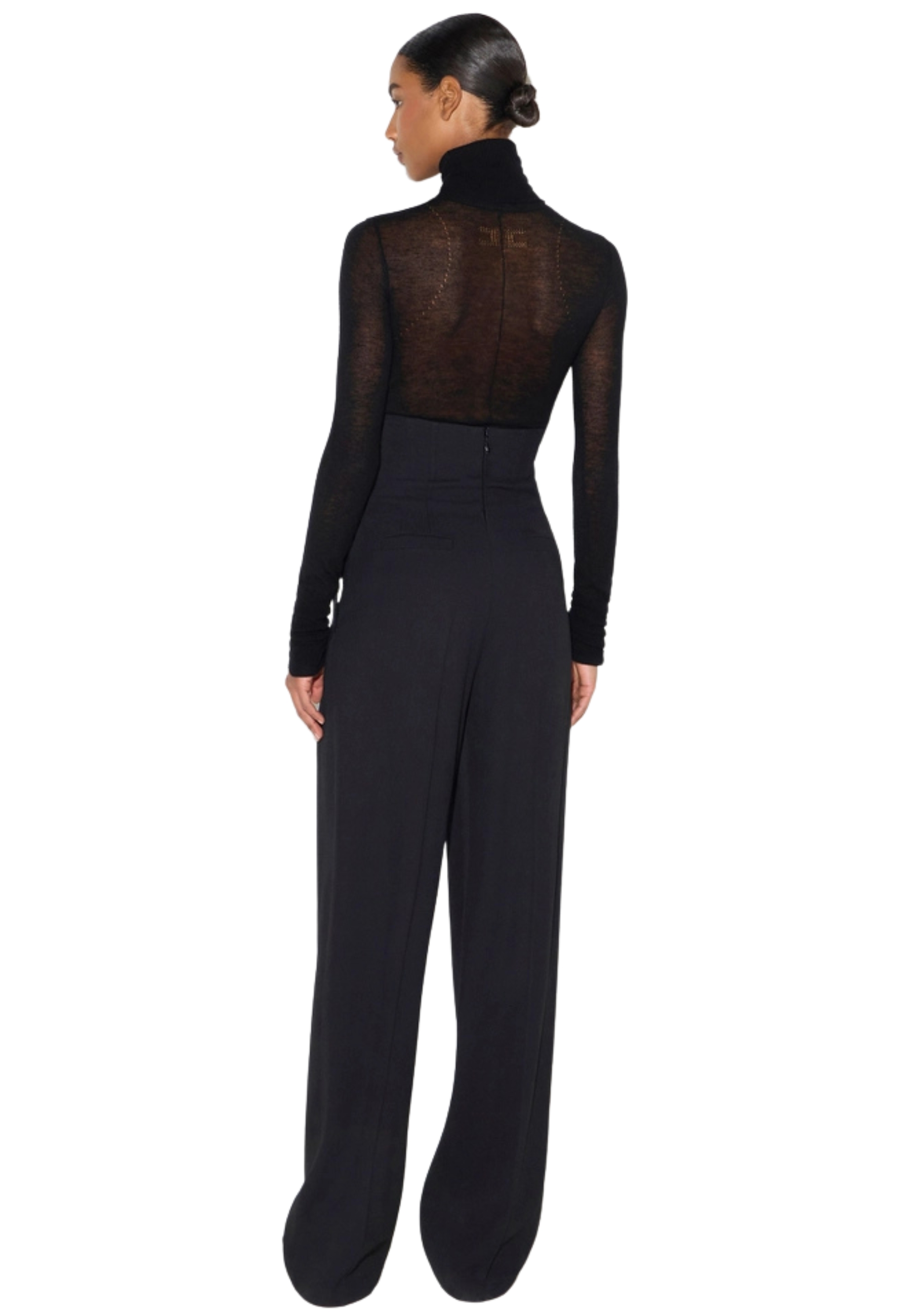 Pantalones Elisabetta Franchi en gabardina líquido