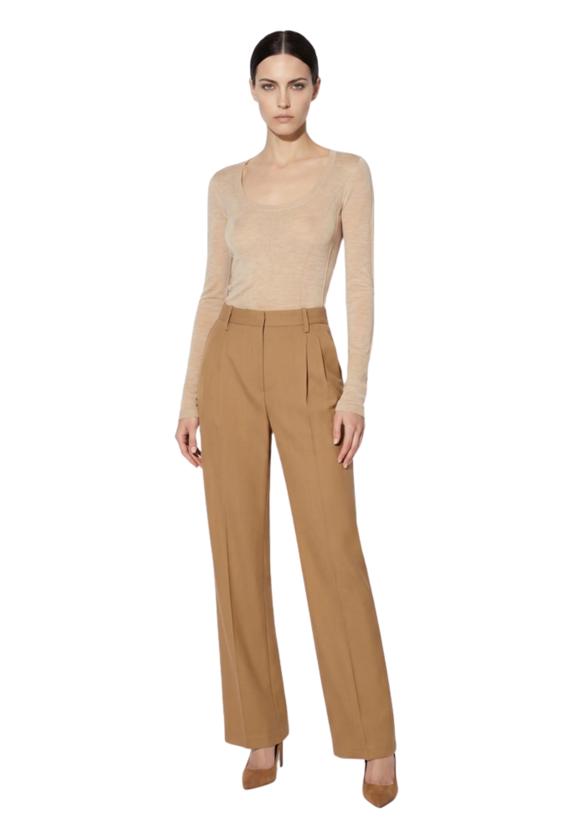 Hosen in Gabardina Elisabetta Franchi Flüssigkeit